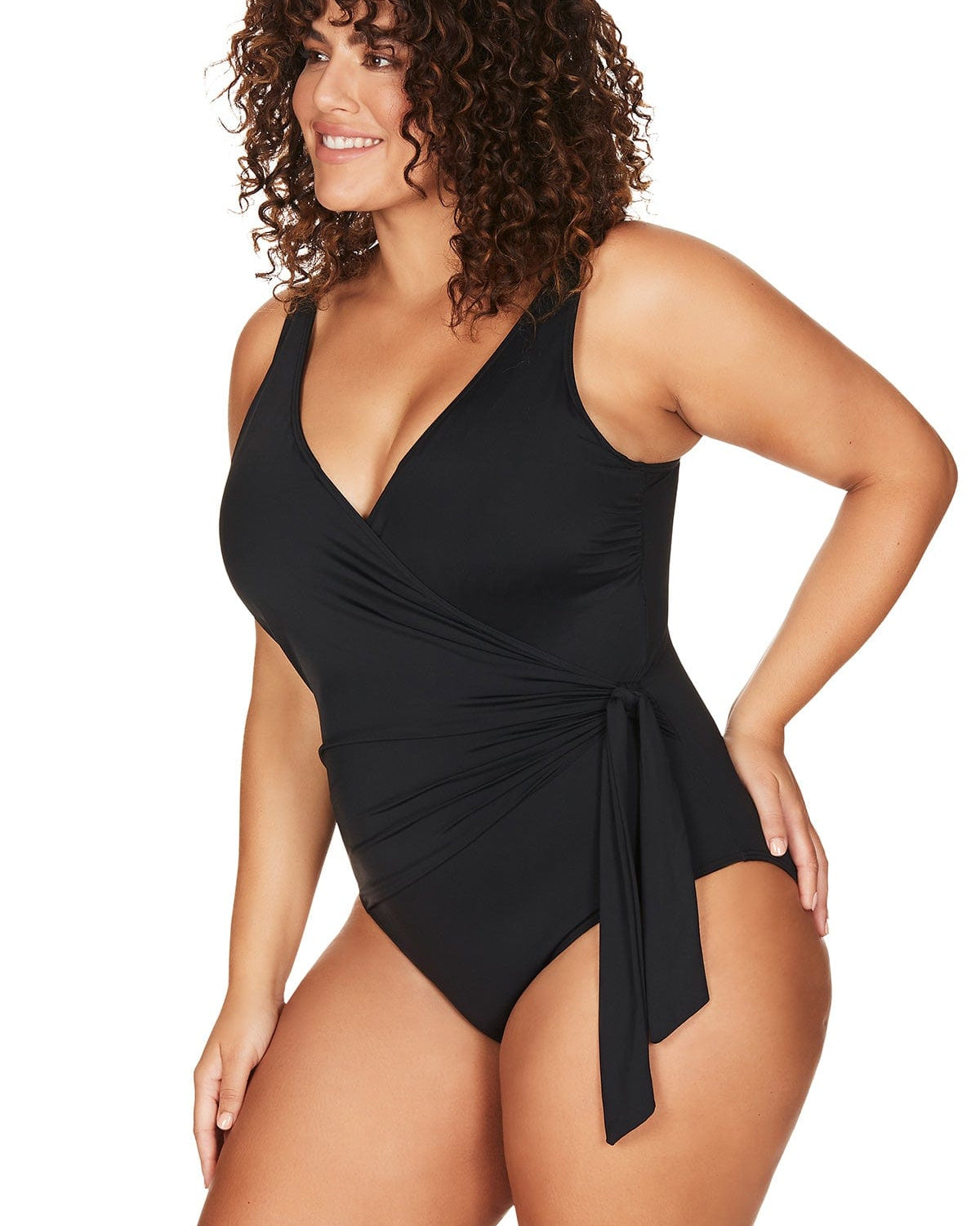 Artesands Hues Recycled Hayes Underwire One Piece - Black Splash Swimwear One Pieces