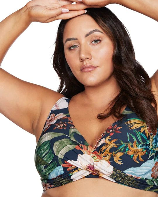 Artesands Bikini Tops Into The Saltu Delacroix Bikini Top - Navy