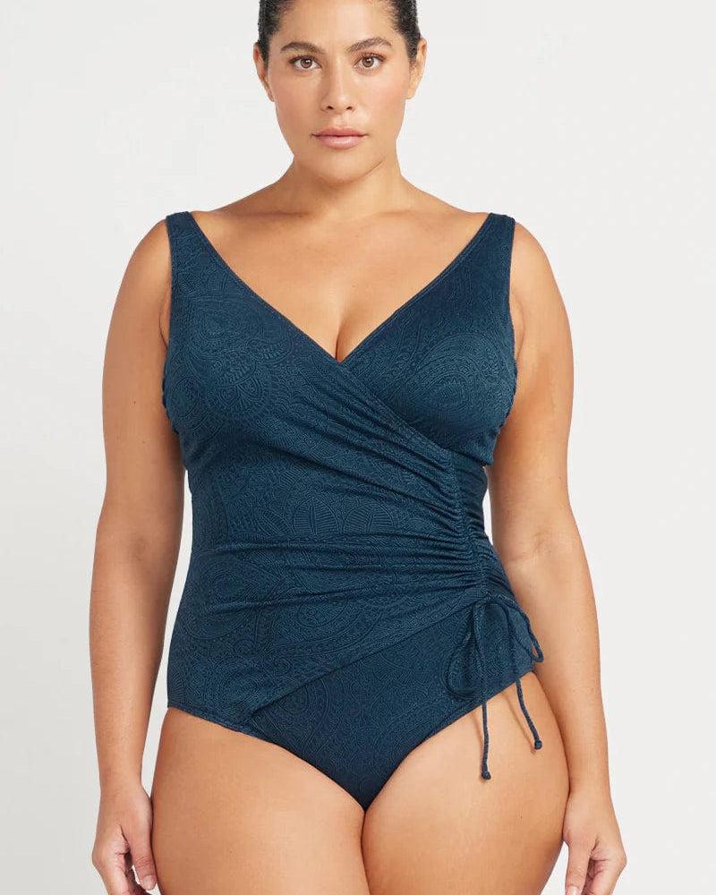 Artesands La Traviata Rembrant One Piece - Navy La Traviata Rembrant One Piece - Navy Splash Swimwear One Pieces