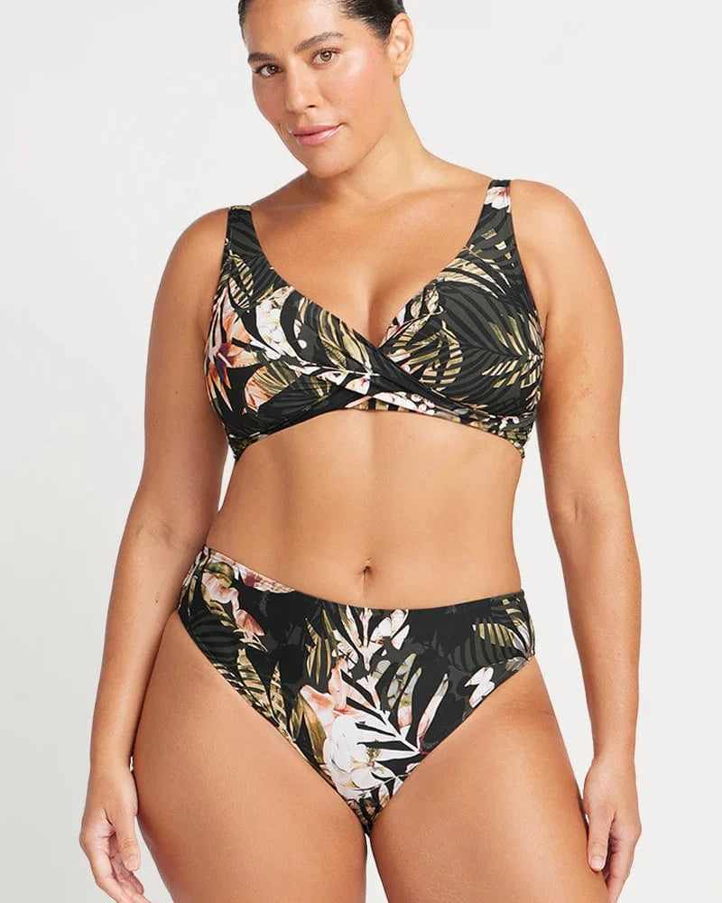 Artesands Neo Du Palmis Monet Curve Fit Mid Rise Swim Pant - Black Neo Du Palmis Monet Curve Fit Mid Rise Swim Pant - Black Splash Swimwear Bikini Bottoms