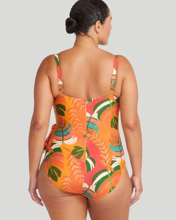 Artesands Querencia Hayes D/DD Underwire One Piece - Red Querencia Hayes D/DD Underwire One Piece - Red Splash Swimwear