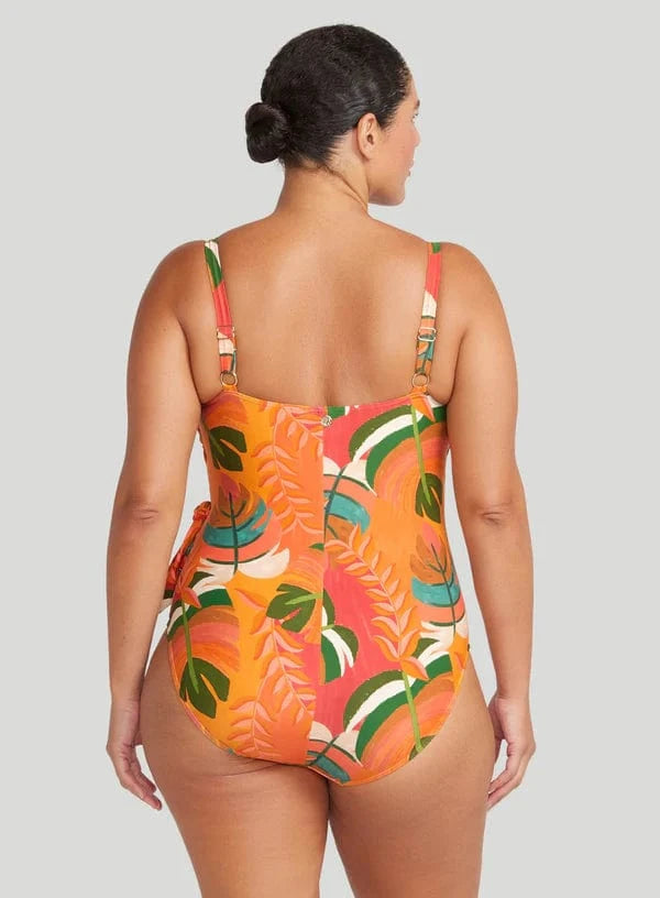 Artesands Querencia Hayes D/DD Underwire One Piece - Red Querencia Hayes D/DD Underwire One Piece - Red Splash Swimwear