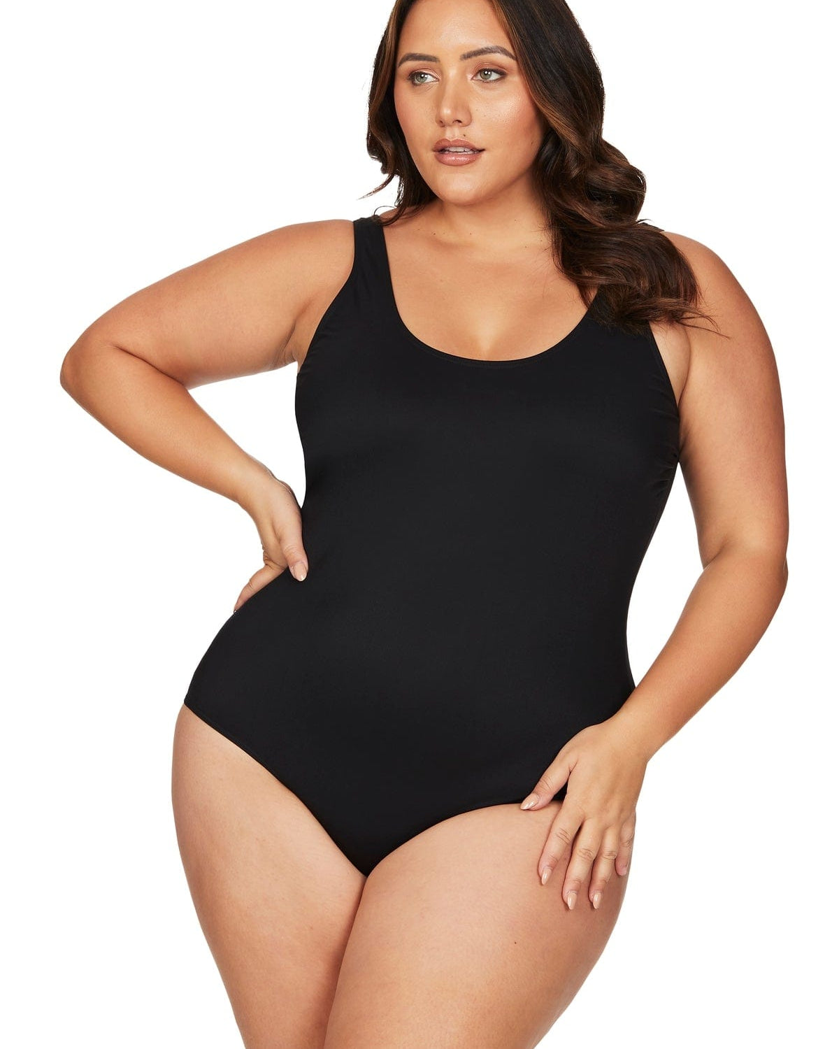 Artesands Sculpt Renoir One Piece - Black Splash Swimwear Swim Dress, Tankini & One Piece