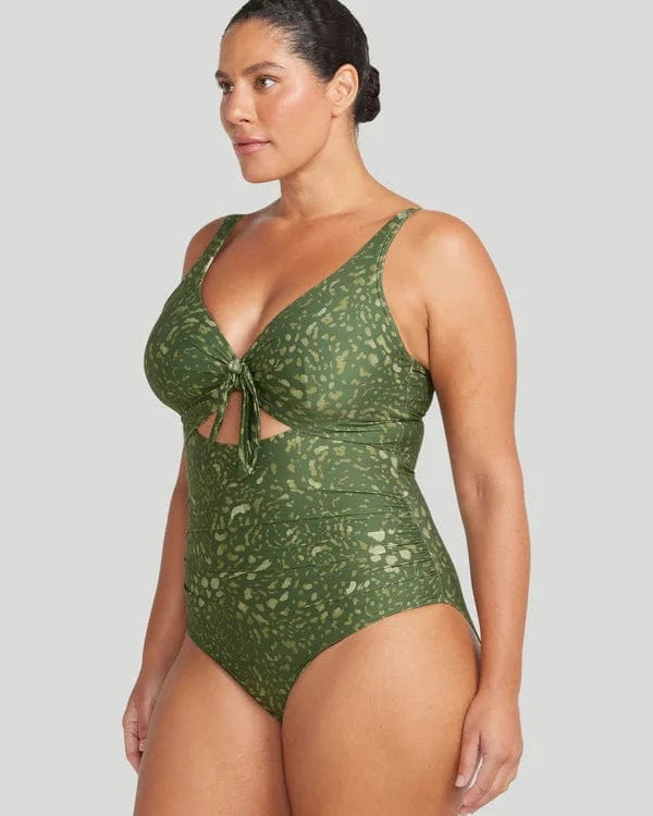 Artesands Vellichore Cezanne One Piece - Olive Vellichore Cezanne One Piece - Olive Splash Swimwear