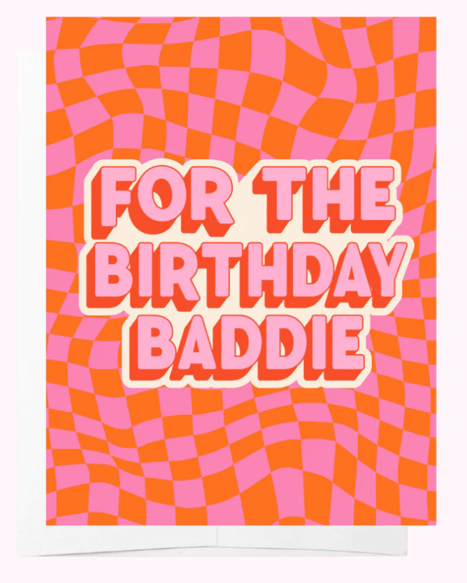 Bad on Paper Birthday Baddie Greeting Card BDGC009 Splash Swimwear Accessories BDGC009