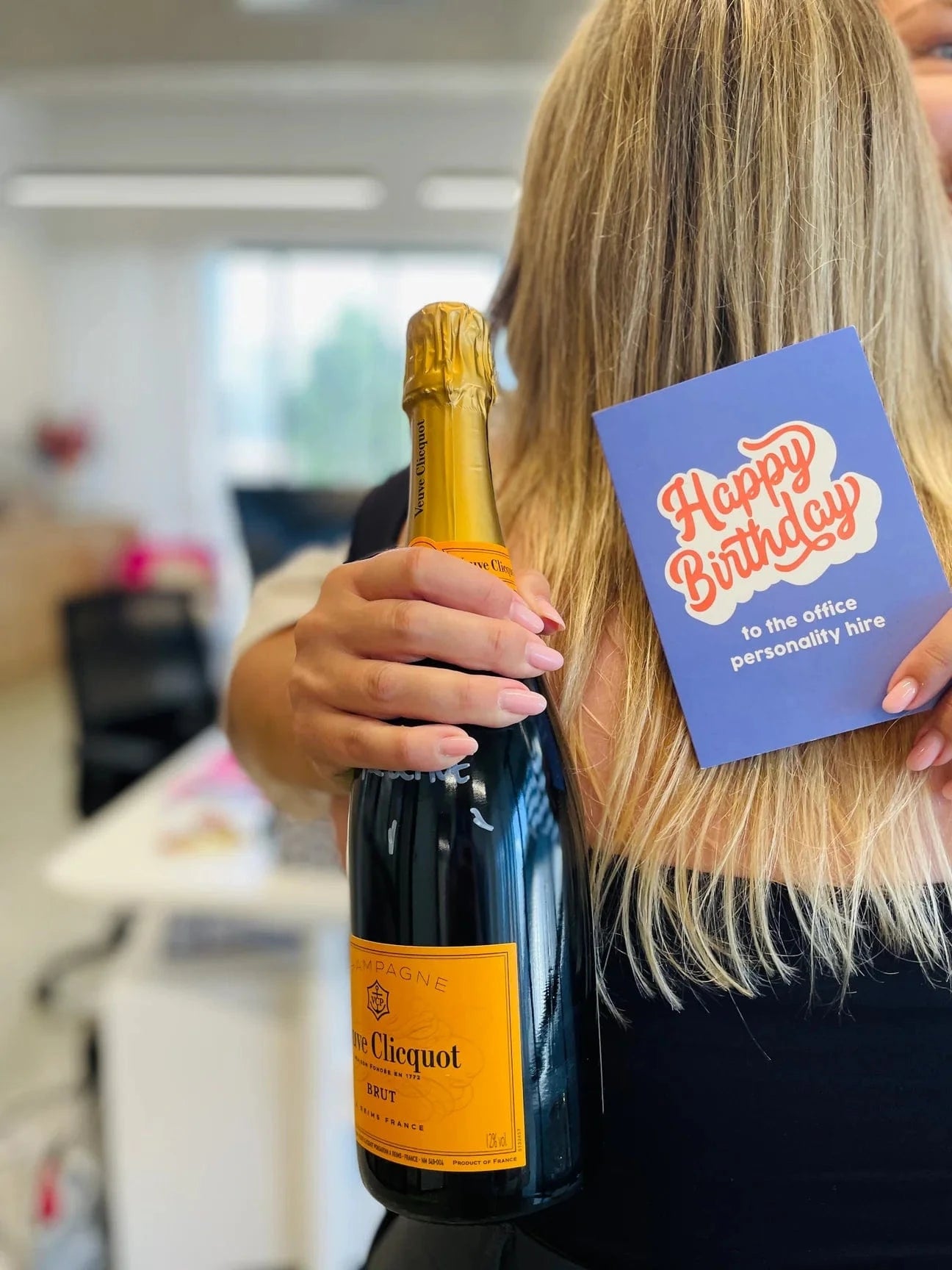 Bad on Paper Happy Birthday To The Office Personality Hire - Greeting Card Happy Birthday To The Office Personality Hire - Greeting Card Splash Swimwear Accessories OGGC008