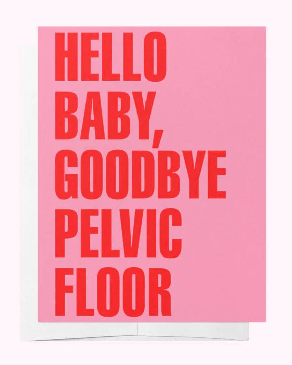 Bad on Paper Hello Baby, Goodby Pelvic Floor Greeting Card Splash Swimwear Accessories PGC001