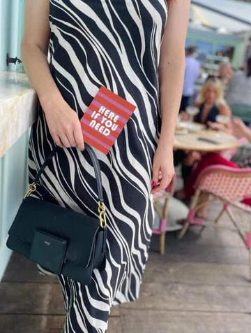 Bad on Paper Here if you need - Pink & Blue Just Because Greeting Card Here if you need - Pink & Blue Just Because Greeting Card Splash Swimwear Accessories