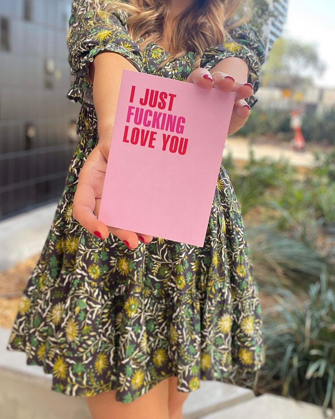 Bad on Paper I Just Fucking Love You Greeting Card SSGC001 Splash Swimwear Accessories SSGC001