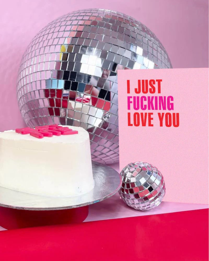 Bad on Paper I Just Fucking Love You Greeting Card SSGC001 Splash Swimwear Accessories SSGC001
