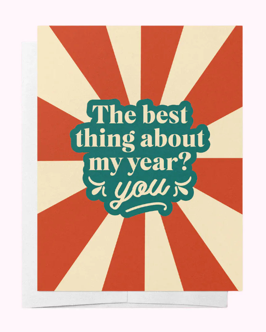 Bad on Paper The Best Thing About My Year? Greeting Card The Best Thing About My Year? Greeting Card Splash Swimwear Accessories CGC013