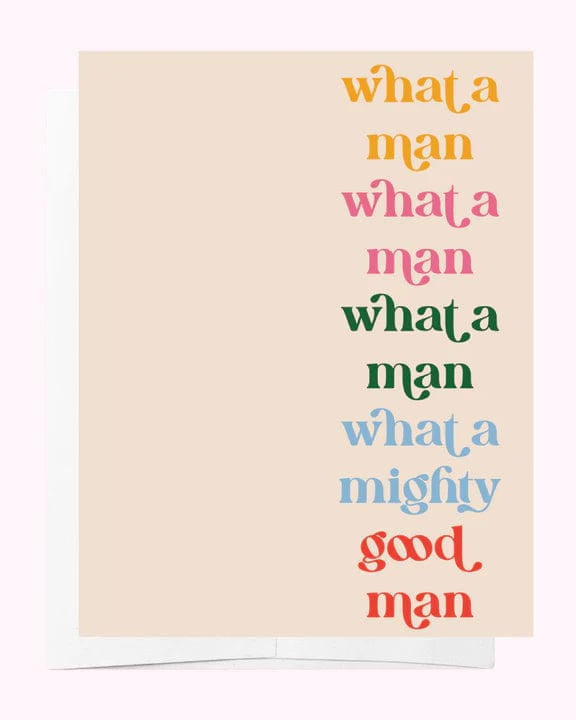 Bad on Paper What A Man - Multi Colour Father's Day FDGC008 Splash Swimwear FDGC008