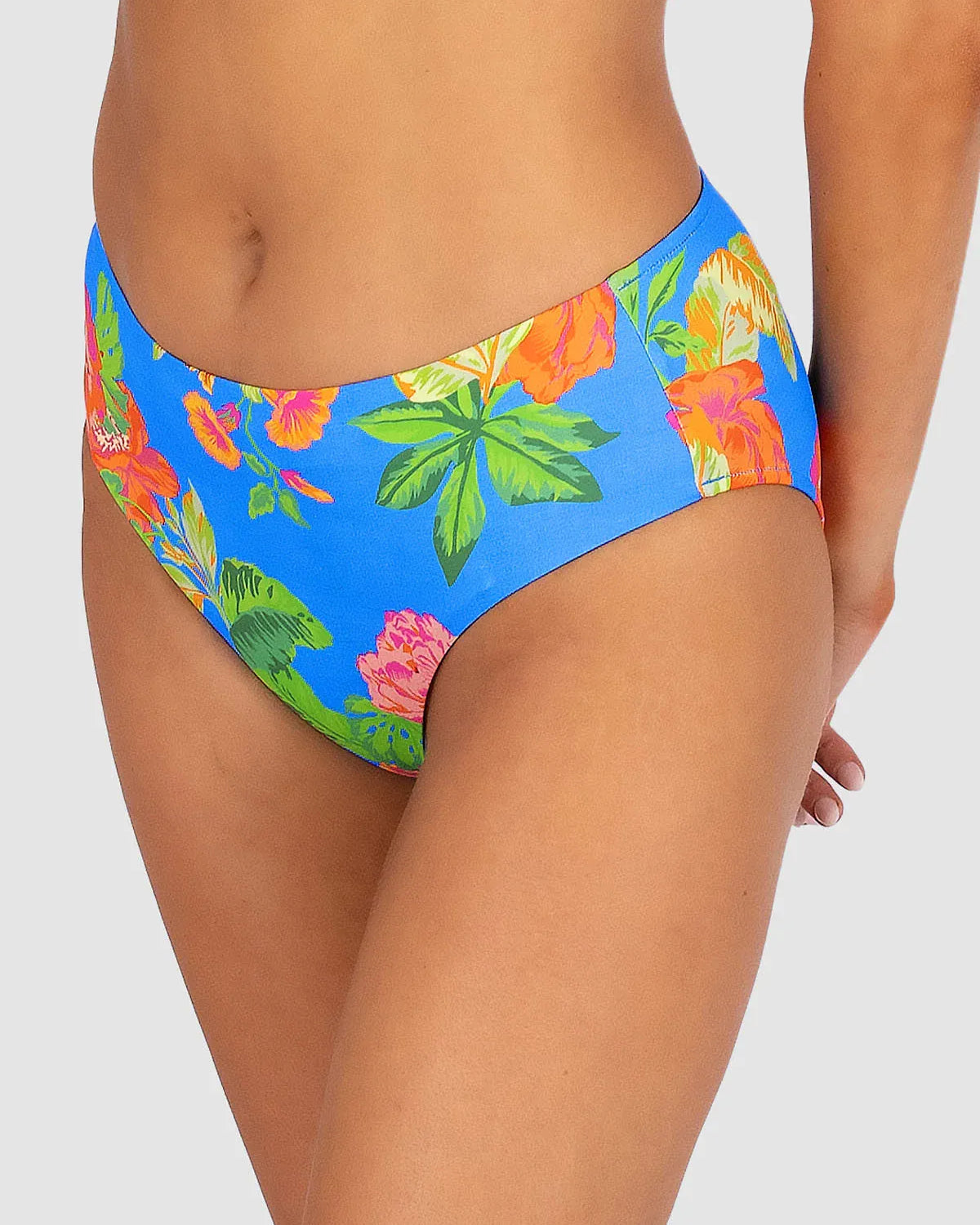 Baku Baku Cala Luna Mid Pant PANT632CLA-MYB-12 Cala Luna Mid Pant | Baku Splash Swimwear Bikini Bottoms Maya Blue / 12 9361355130943