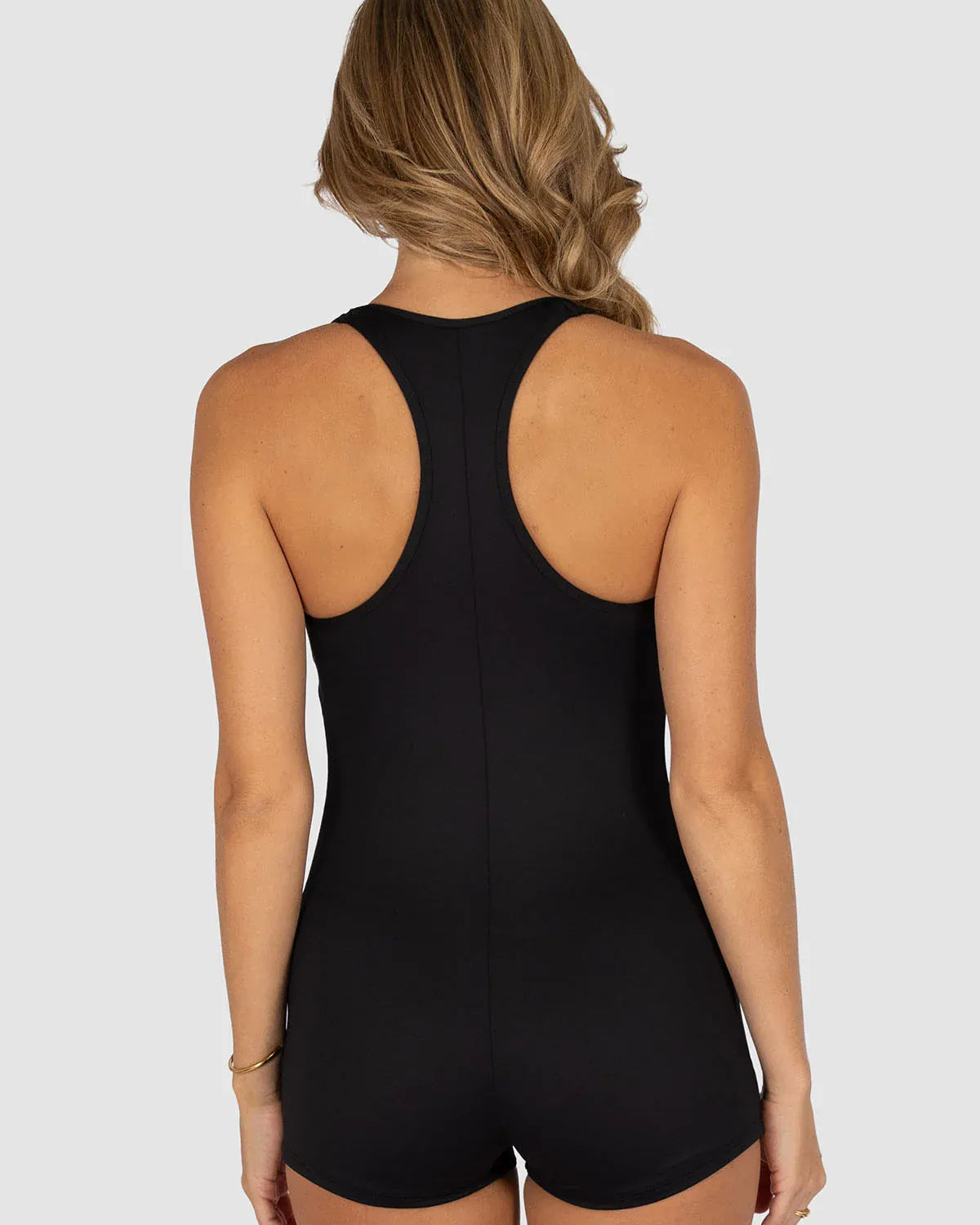 Baku Baku Chlorine Resist Boyleg One Piece - Black Baku Chlorine Resist Boyleg One Piece - Black Splash Swimwear One Piece