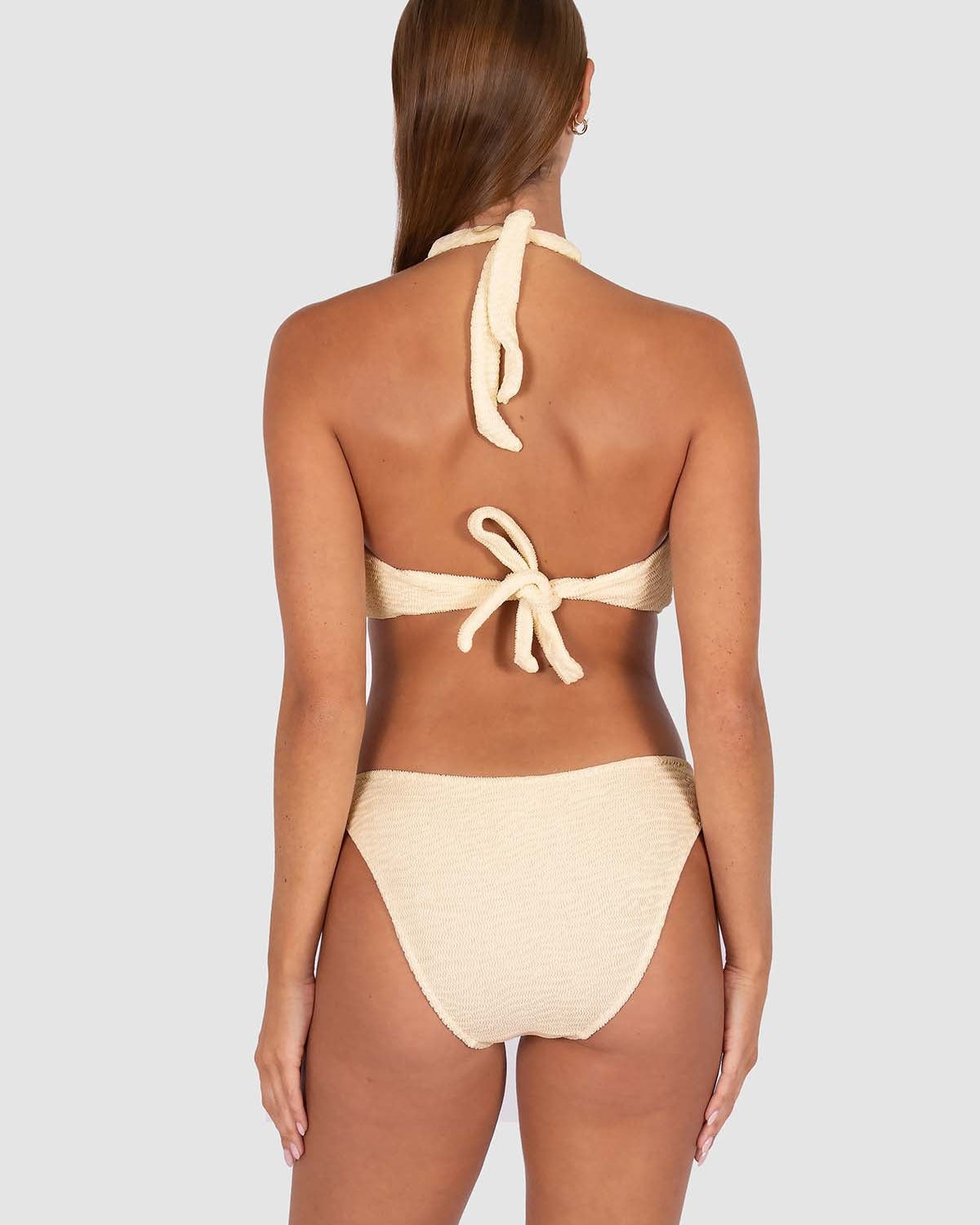 Baku Baku Ibiza C/D Halter Bra - Shell Baku Ibiza C/D Halter Bra - Shell Splash Swimwear Bikini Tops