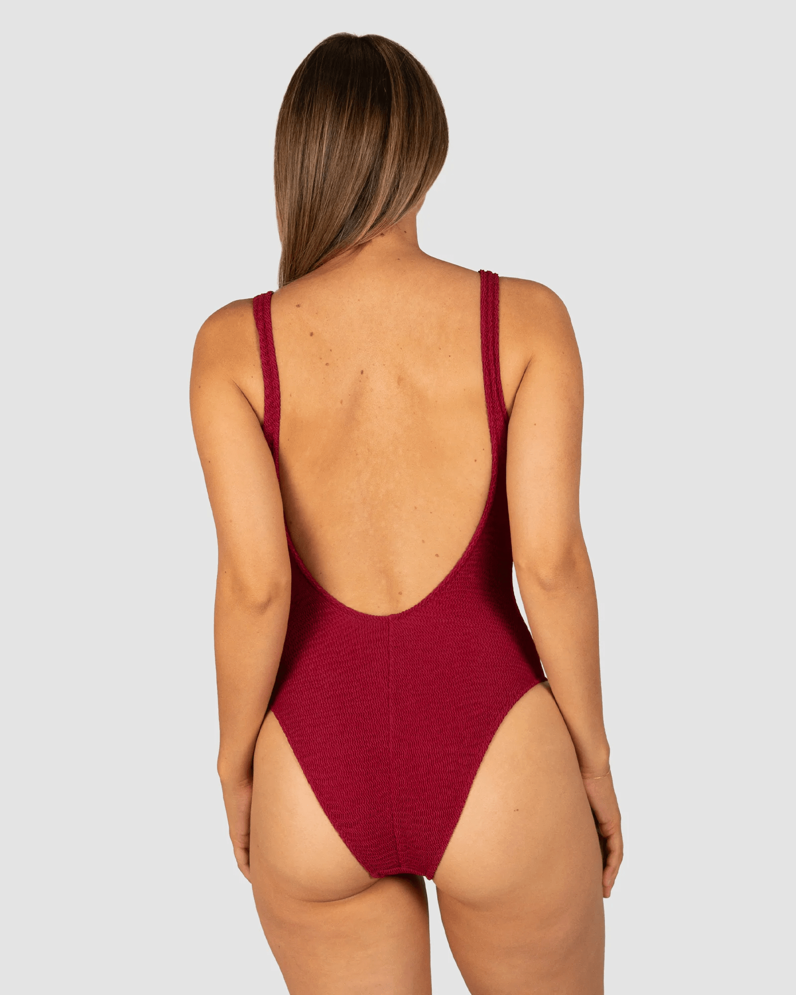 Baku Baku Ibiza Low Back One Piece - Scarlet Baku Ibiza Low Back One Piece - Scarlet Splash Swimwear