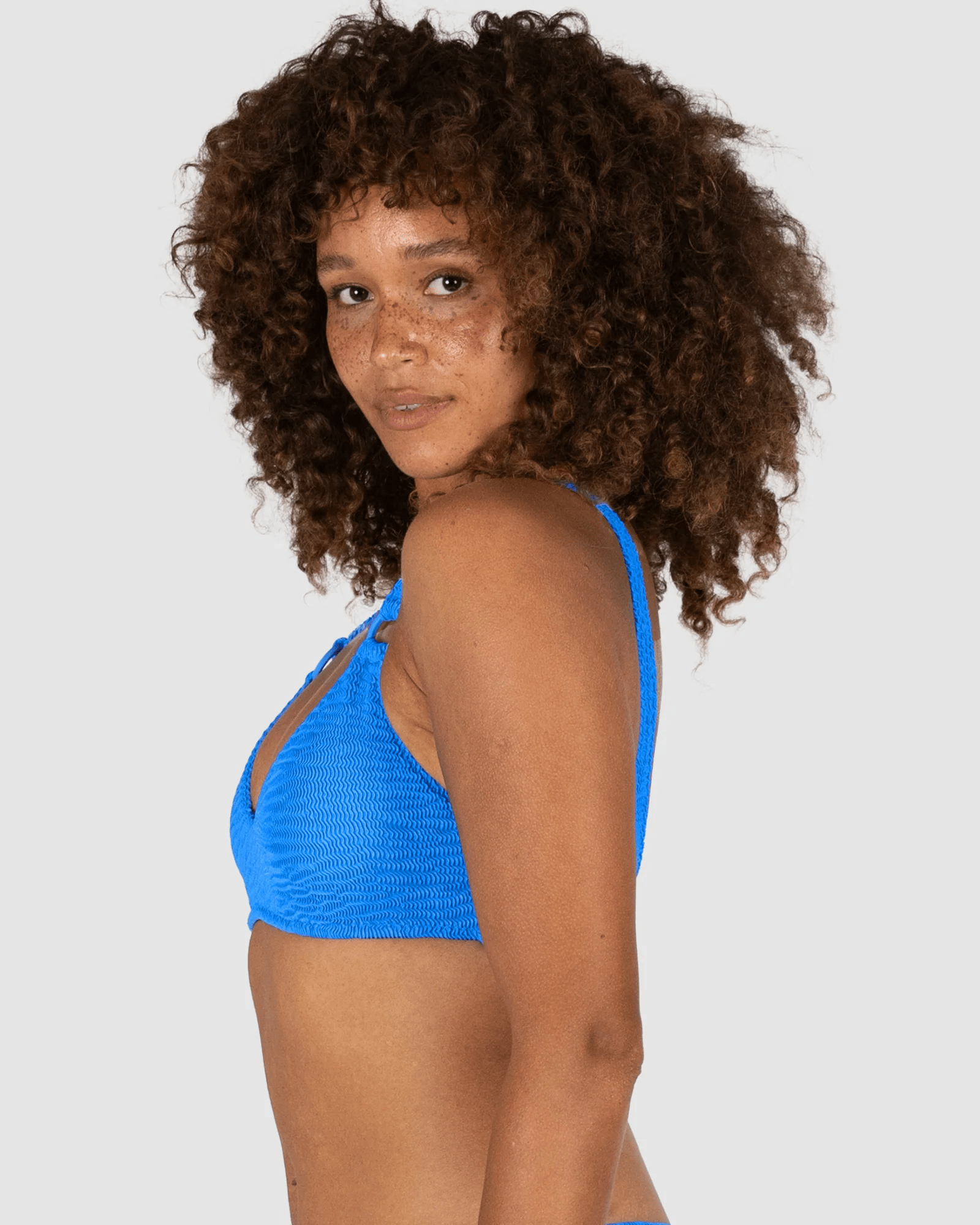 Baku Baku Ibiza Scoop Bralette - Maya Blue Baku Ibiza Scoop Bralette - Maya Blue Splash Swimwear
