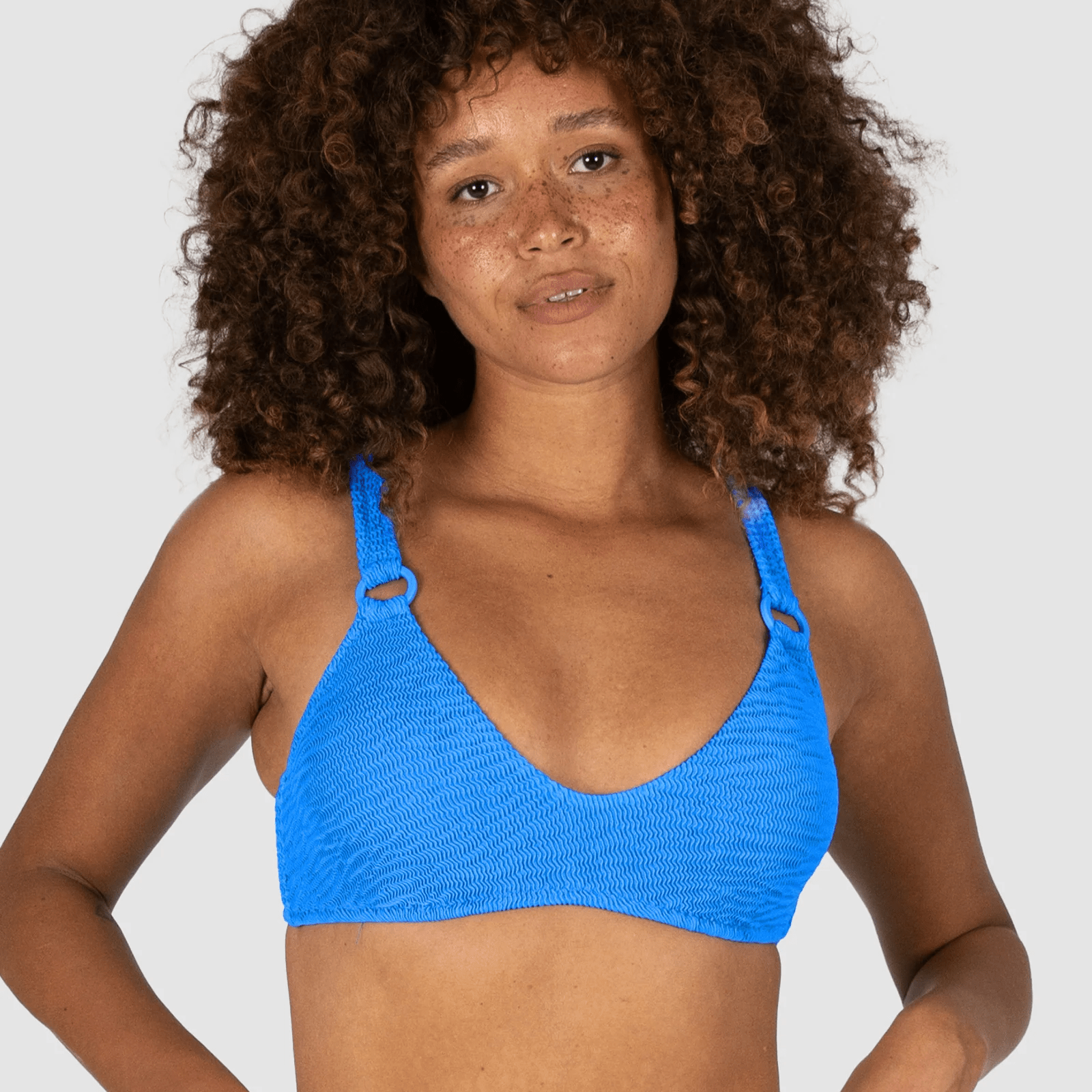 Baku Baku Ibiza Scoop Bralette - Maya Blue Baku Ibiza Scoop Bralette - Maya Blue Splash Swimwear