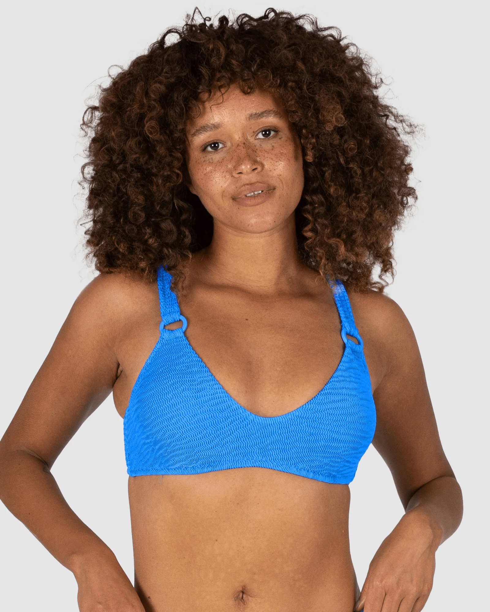 Baku Baku Ibiza Scoop Bralette - Maya Blue Baku Ibiza Scoop Bralette - Maya Blue Splash Swimwear