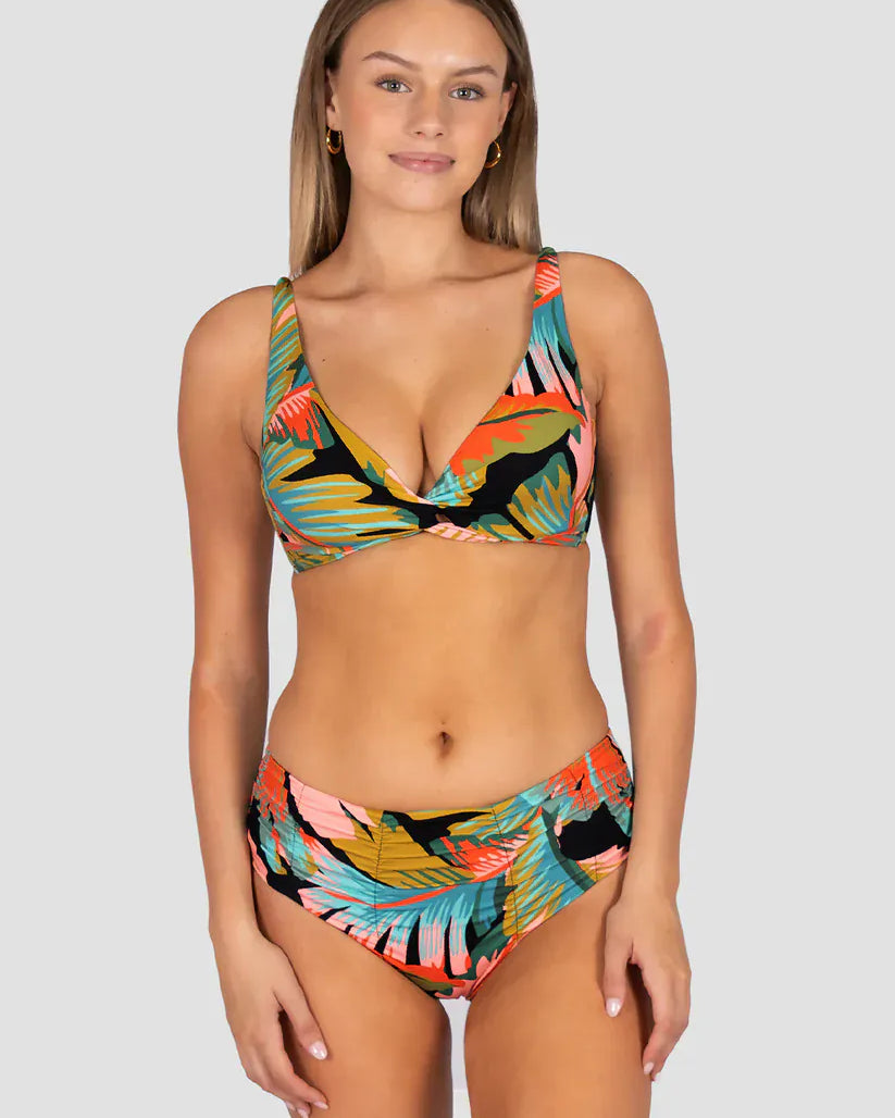 Baku Baku Kokomo D/DD Twist Bikini Bra Top - Black Baku Kokomo D.Dd Twist Bra | Baku Splash Swimwear Bikini Tops