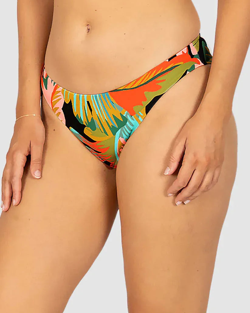 Baku Baku Kokomo Regular Hipster Bikini Bottom - Black Baku Kokomo Regular | Baku Splash Swimwear Bikini Bottoms