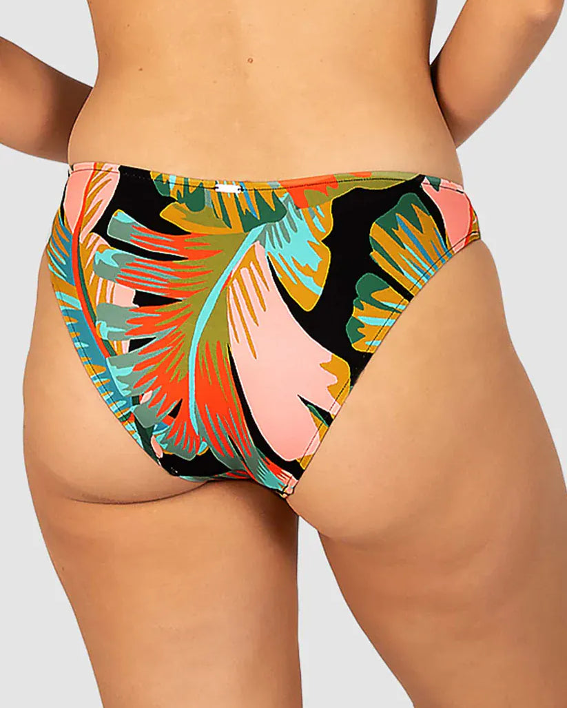 Baku Baku Kokomo Regular Hipster Bikini Bottom - Black Baku Kokomo Regular | Baku Splash Swimwear Bikini Bottoms