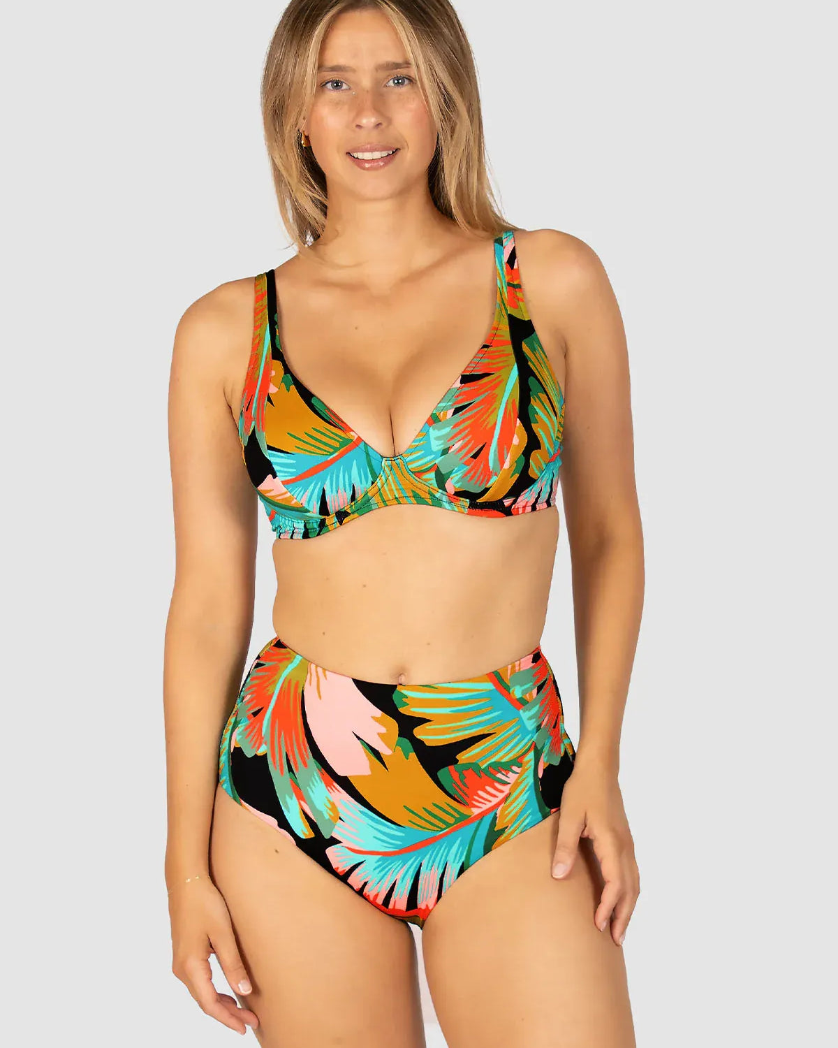 Baku Baku Kokomo Ultra High Pant - Black Baku Kokomo Ultra High | Baku Splash Swimwear Bikini Bottoms