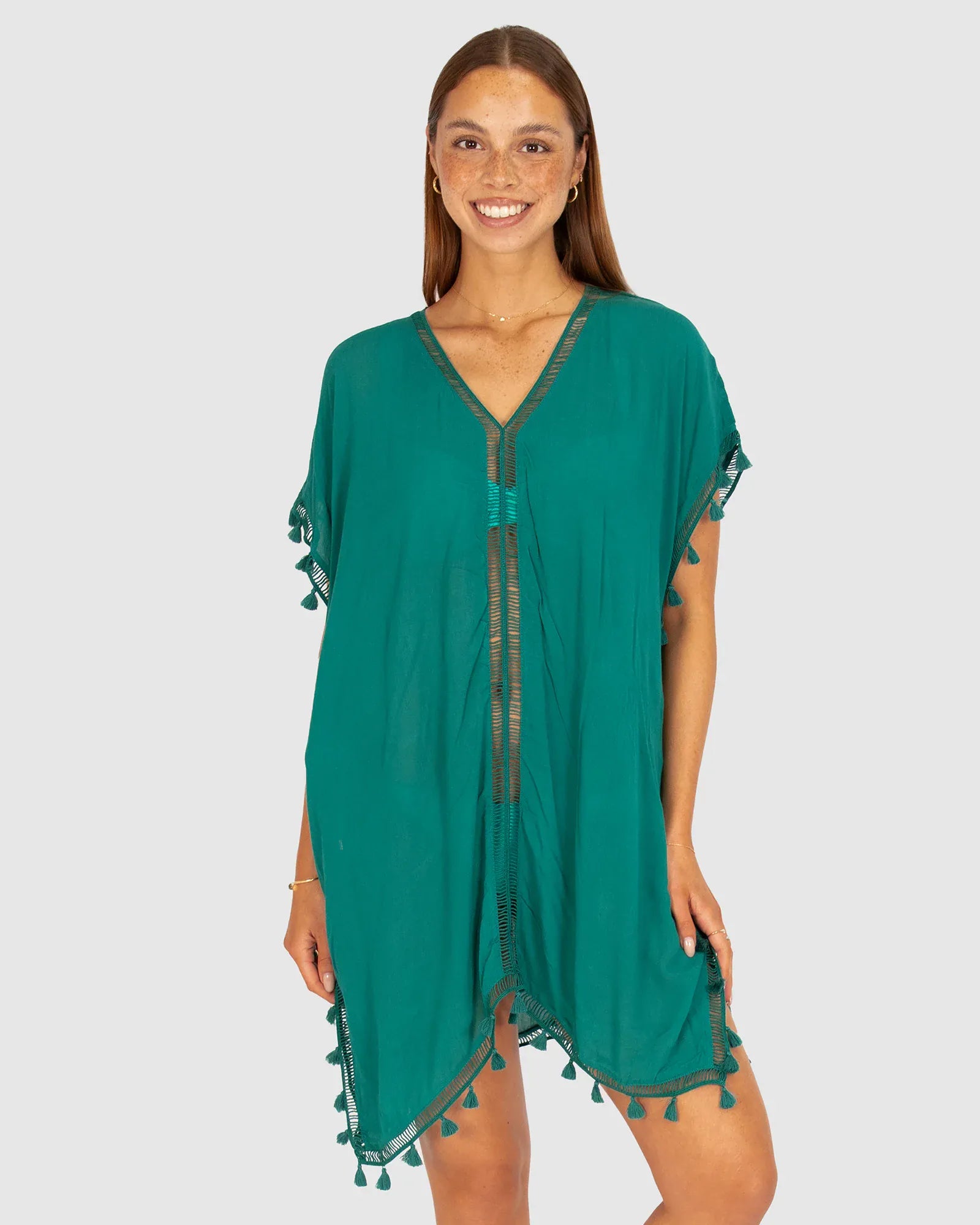 Baku Baku Moroccan Kaftan - O/S Baku Moroccan Kaftan - O/S Splash Swimwear Kaftans & Cover Ups