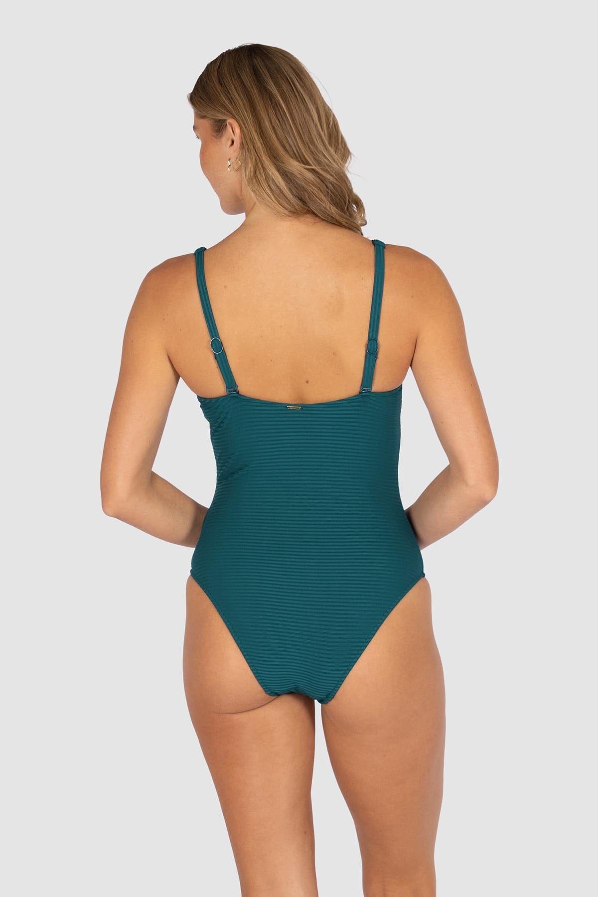 Baku Baku Positano D/E Cup Underwire One Piece Swimsuit - Canopy Green Baku Positano D/E Cup Underwire One Piece Swimsuit - Canopy Green Splash Swimwear One Piece