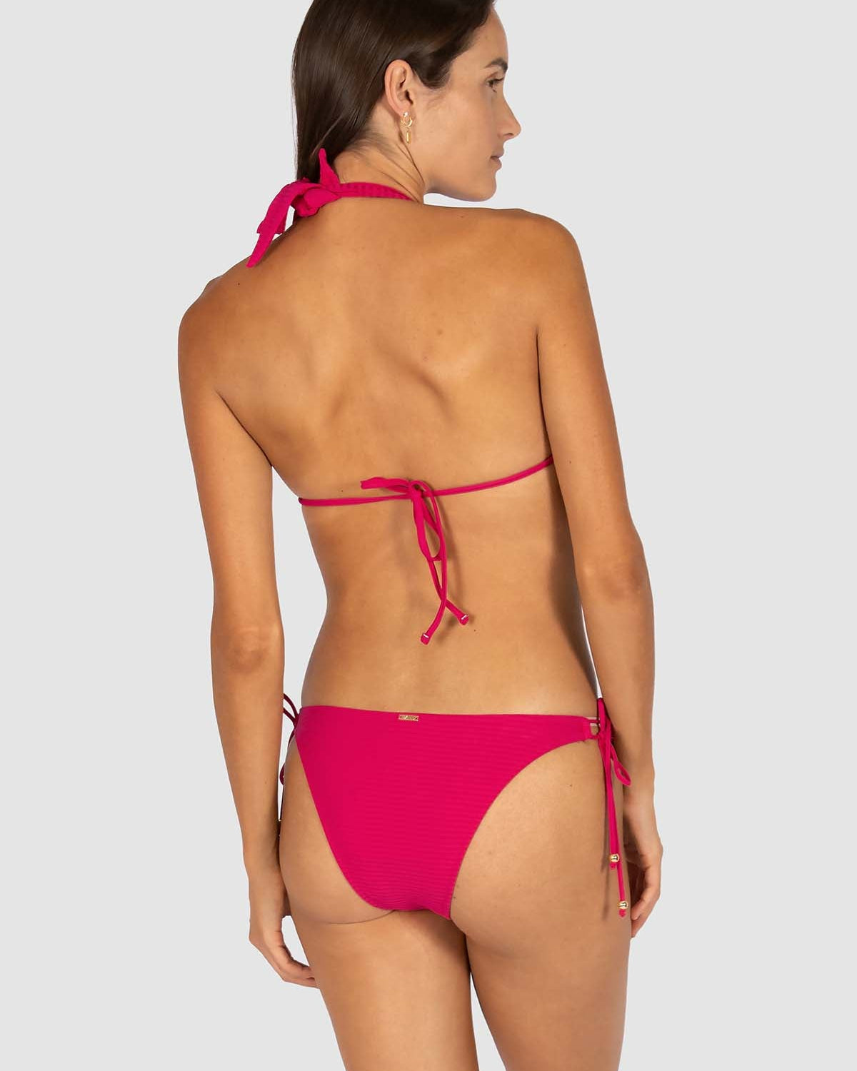 Baku Baku Positano Loopside Rio Bikini Bottom - Peony Baku Positano Loopside Rio Bikini Bottom - Peony Splash Swimwear Bikini Bottoms