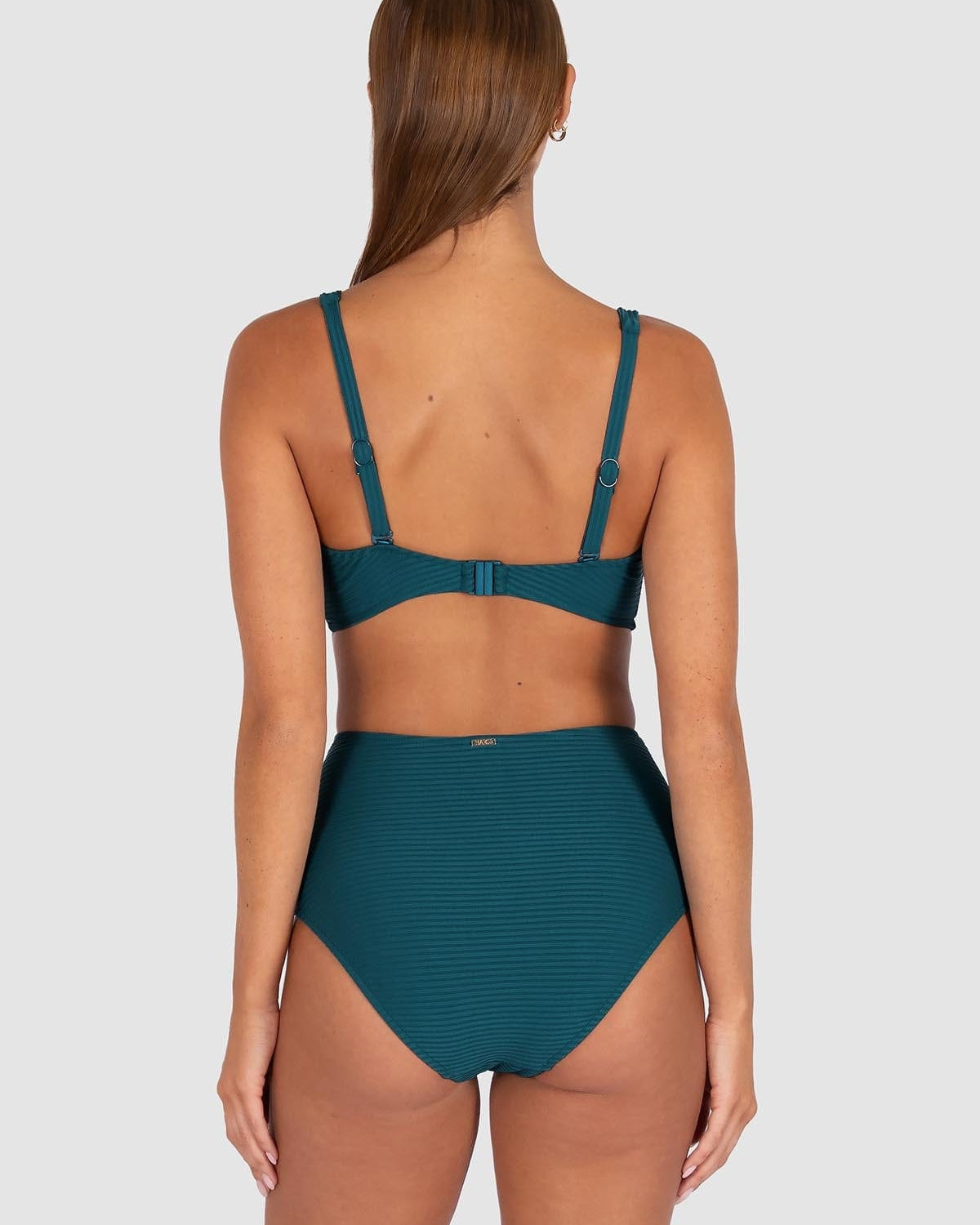 Baku Baku Positano Ultra High Waist Bikini Bottom - Canopy Green Baku Positano Ultra High Waist Bikini Bottom - Canopy Green Splash Swimwear Bikini Bottoms