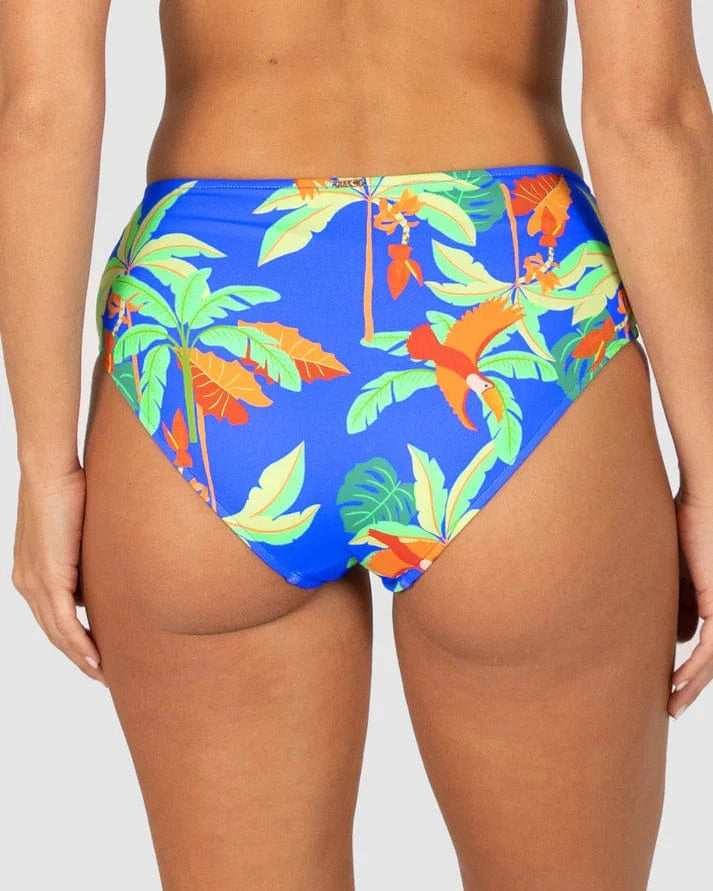 Baku Baku Rio Grande Mid Pant - Electric Baku Rio Grande Mid Pant - Electric Splash Swimwear