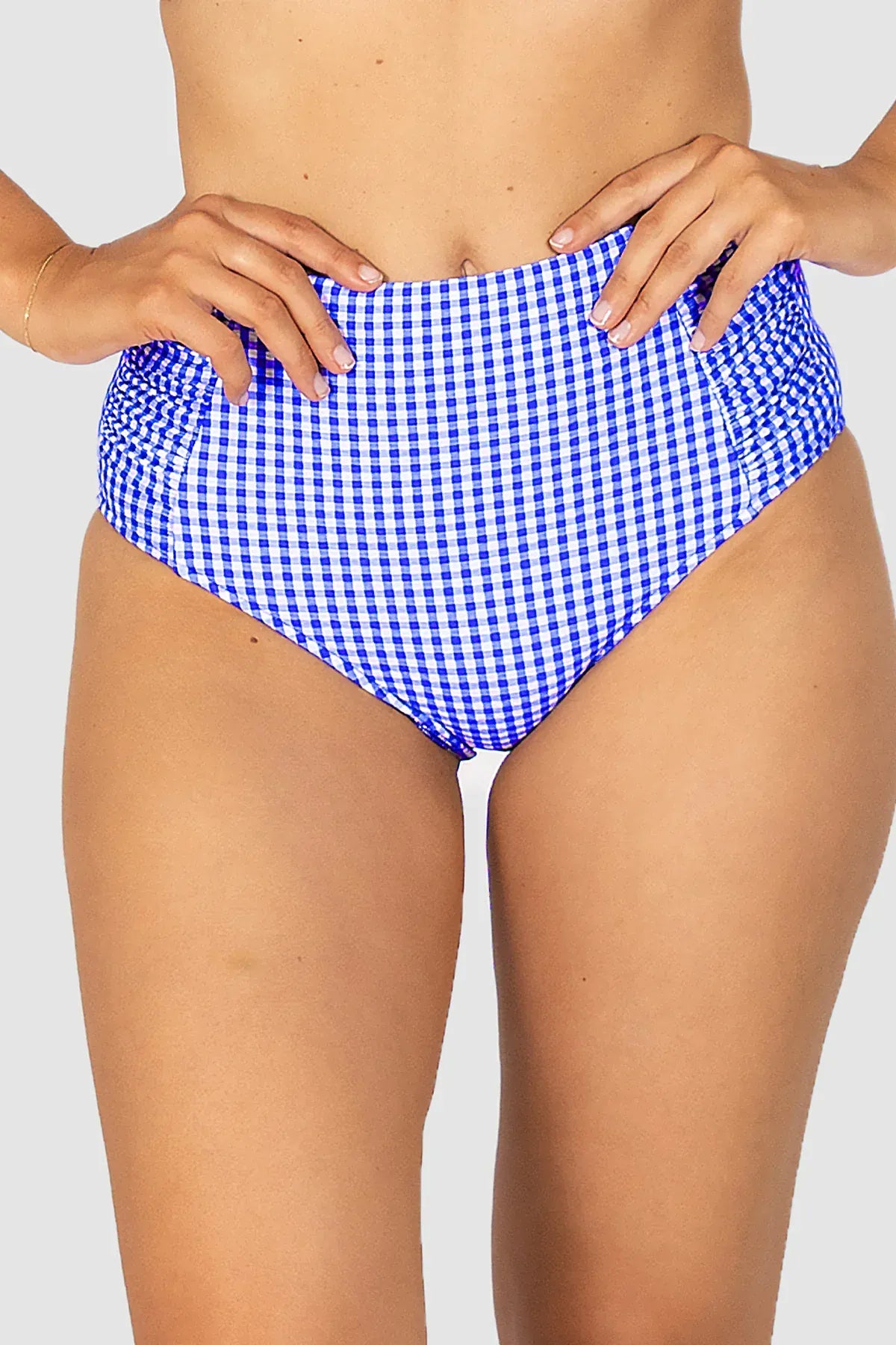 Baku Baku Riviera High Waist - Sapphire Baku Riviera High Waist - Sapphire Splash Swimwear Bikini Bottoms