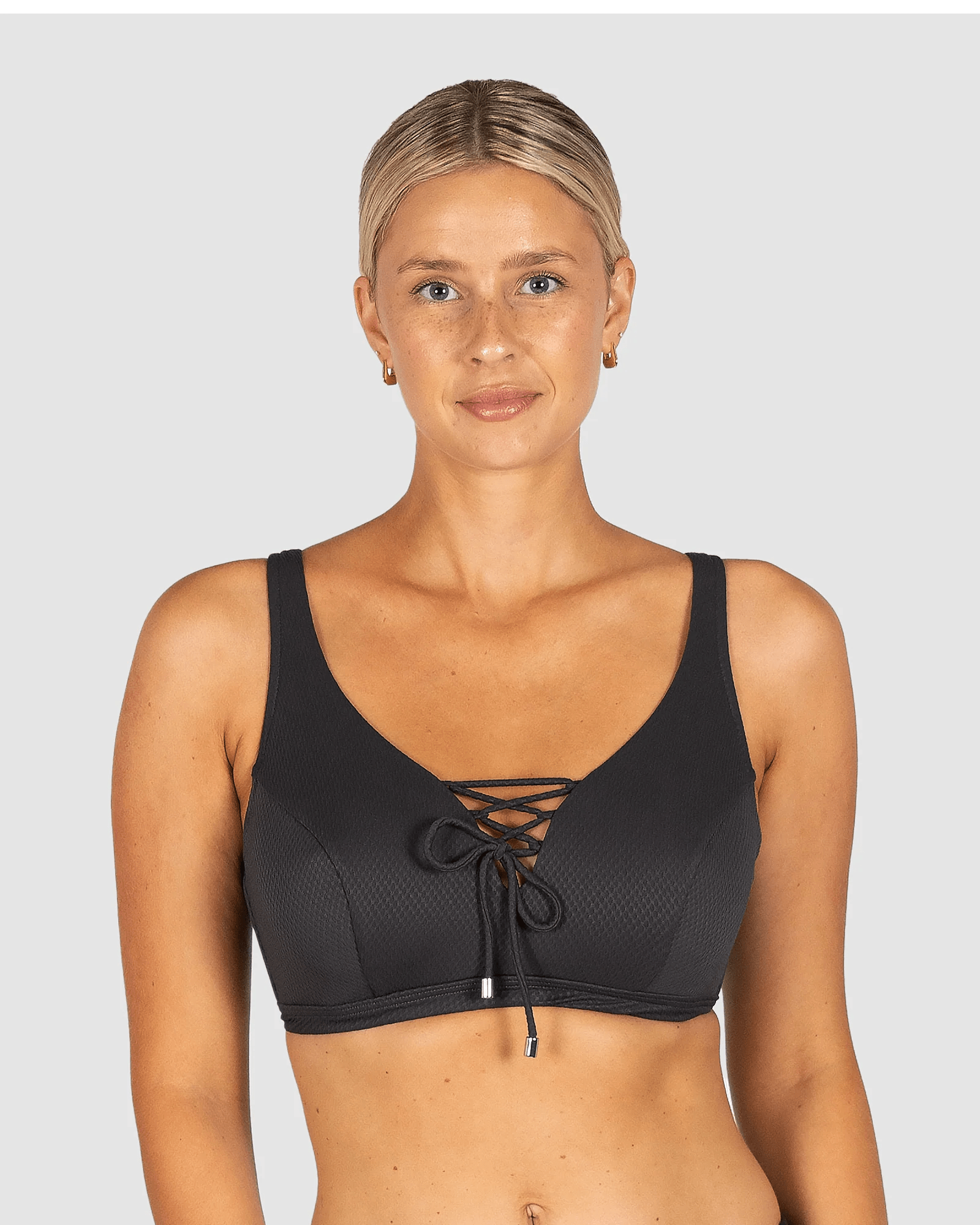 Baku Baku Rococco EFG Lace Bikini Bra Top - Cacao Baku Rococco EFG Lace Bikini Bra Top - Cacao Splash Swimwear