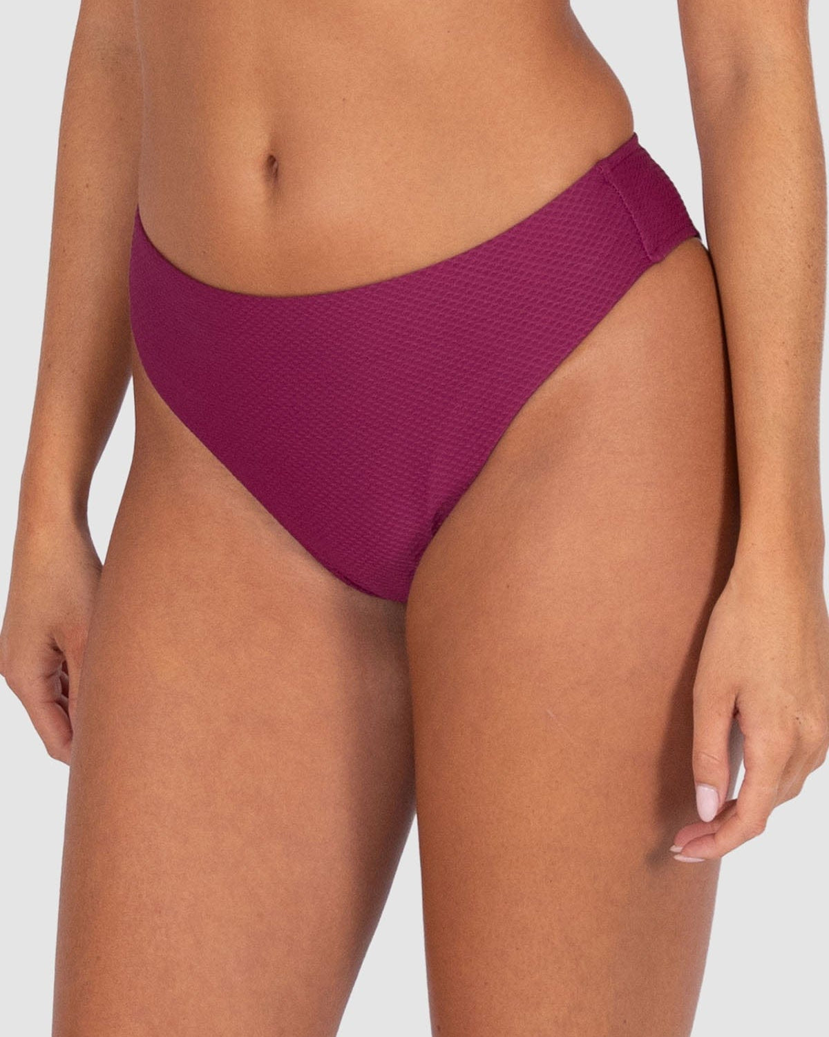 Baku Baku Rococco High Cheeky - Berry Baku Rococco High Cheeky - Berry Splash Swimwear Bikini Bottoms