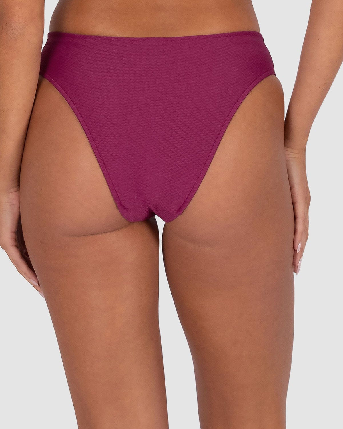 Baku Baku Rococco High Cheeky - Berry Baku Rococco High Cheeky - Berry Splash Swimwear Bikini Bottoms