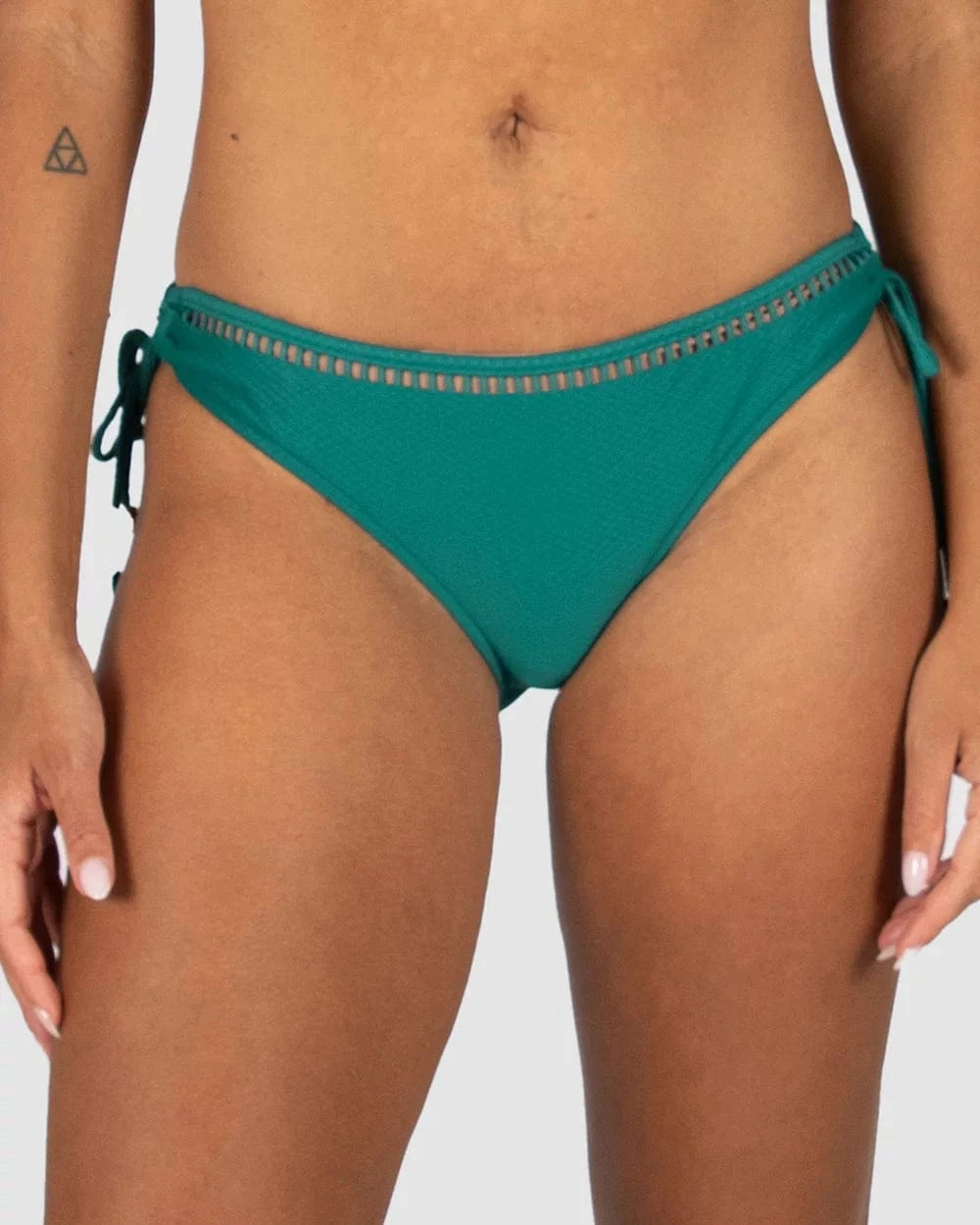 Baku Baku Rococco Tie Side Hipster Bikini Bottom - Jungle Baku Rococco Tie Side Hipster Bikini Bottom - Jungle Splash Swimwear Bikini Bottoms