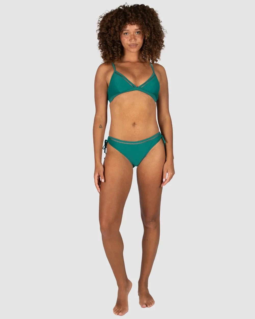 Baku Baku Rococco Tie Side Hipster Bikini Bottom - Jungle Baku Rococco Tie Side Hipster Bikini Bottom - Jungle Splash Swimwear Bikini Bottoms