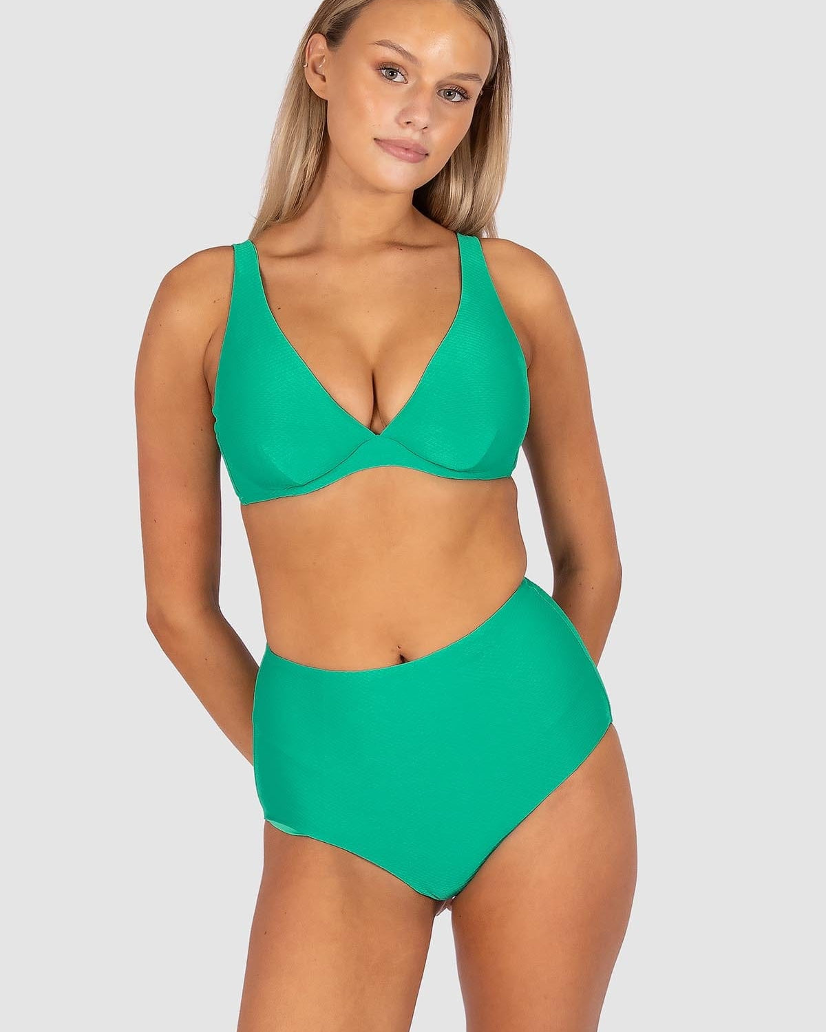 Baku Baku Rococco Ultra High Waist - Envy Baku Rococco Ultra High Waist - Envy Splash Swimwear Bikini Bottoms