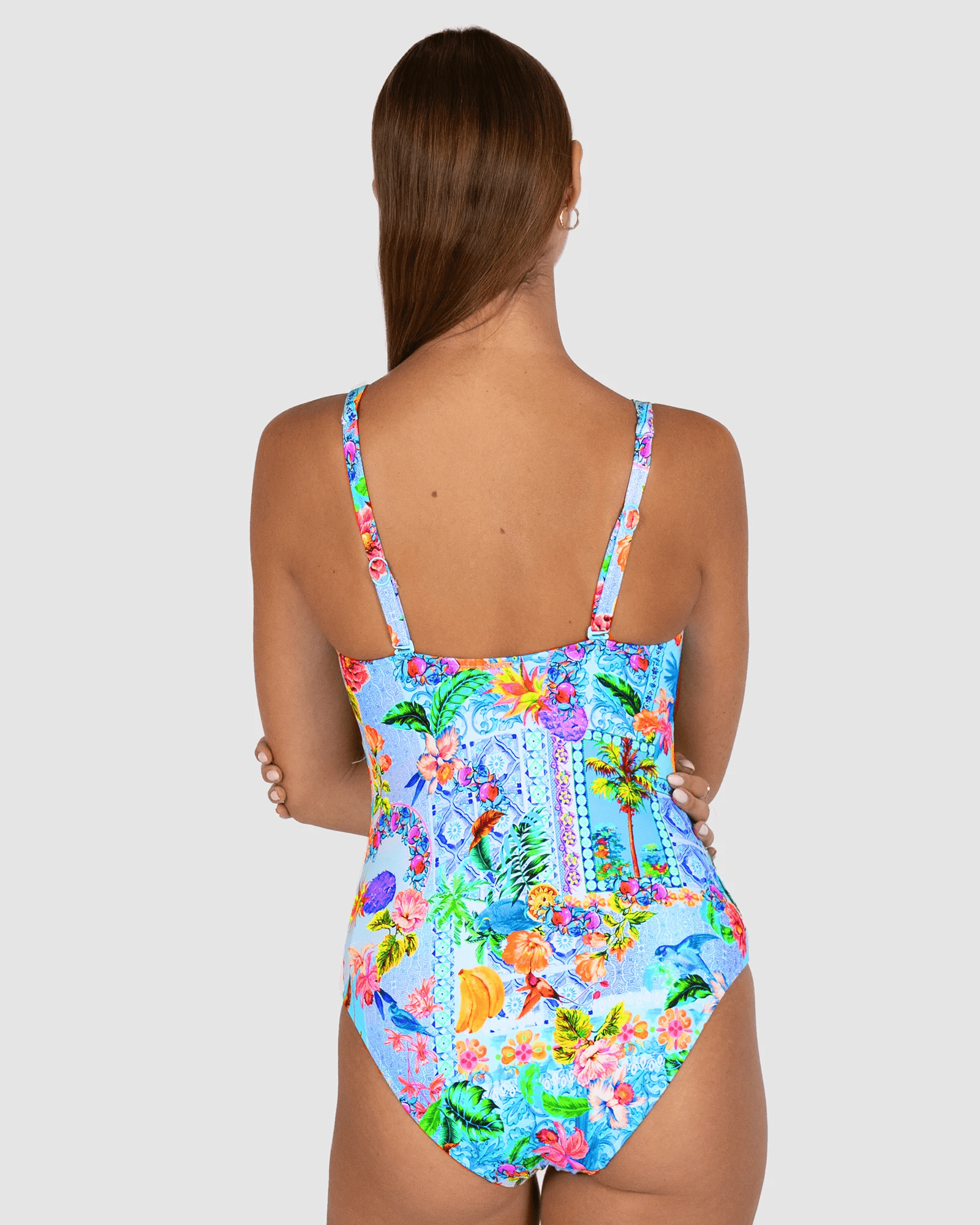 Baku Baku Sardinia C-DD Twist One Piece - Ocean Baku Sardinia C-DD Twist One Piece - Ocean Splash Swimwear