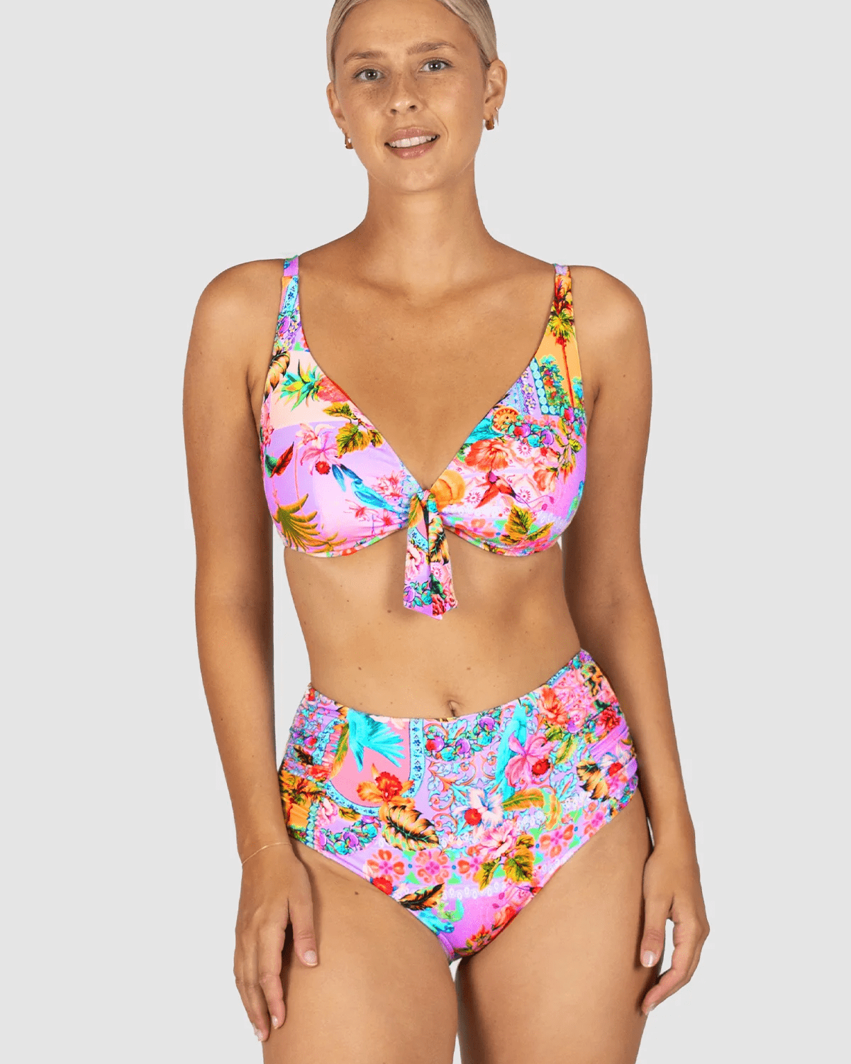 Baku Baku Sardinia F Cup Triangle Bikini Bra Top - Ocean Baku Sardinia F Cup Triangle Bikini Bra Top - Ocean Splash Swimwear