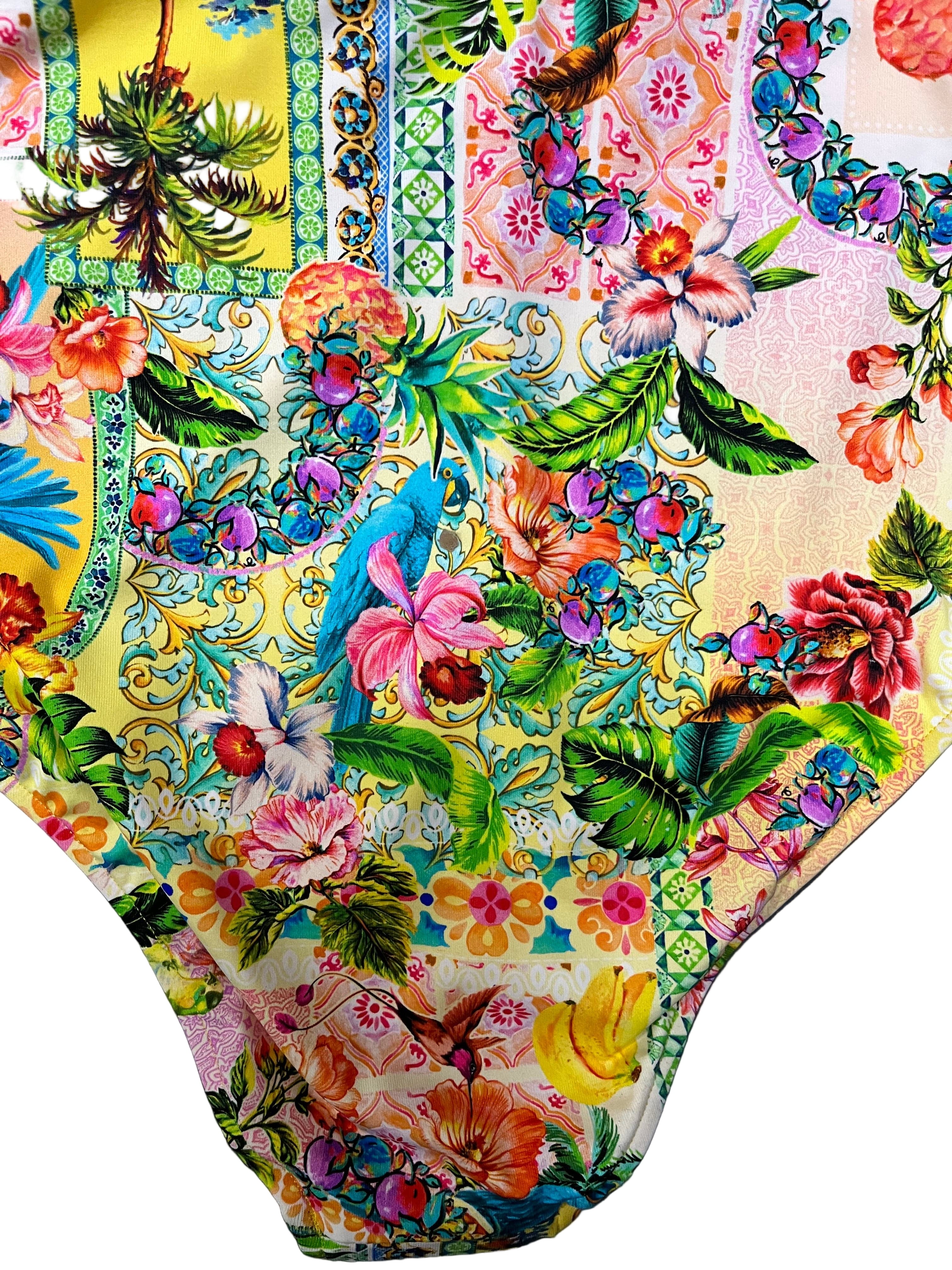 Baku Baku Sardinia Grecian One Piece - Lemon Baku Sardinia Grecian One Piece - Lemon Splash Swimwear