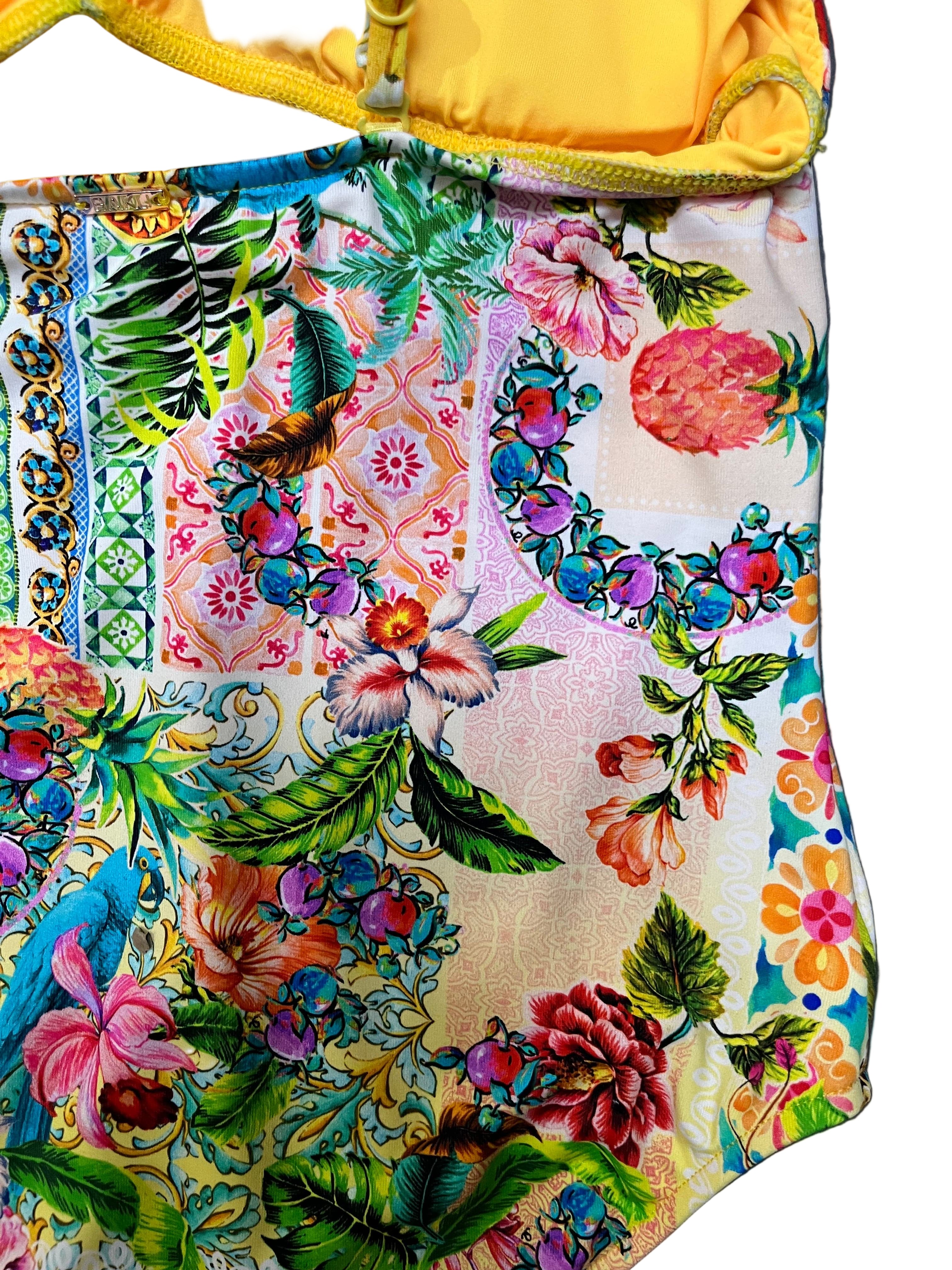 Baku Baku Sardinia Grecian One Piece - Lemon Baku Sardinia Grecian One Piece - Lemon Splash Swimwear