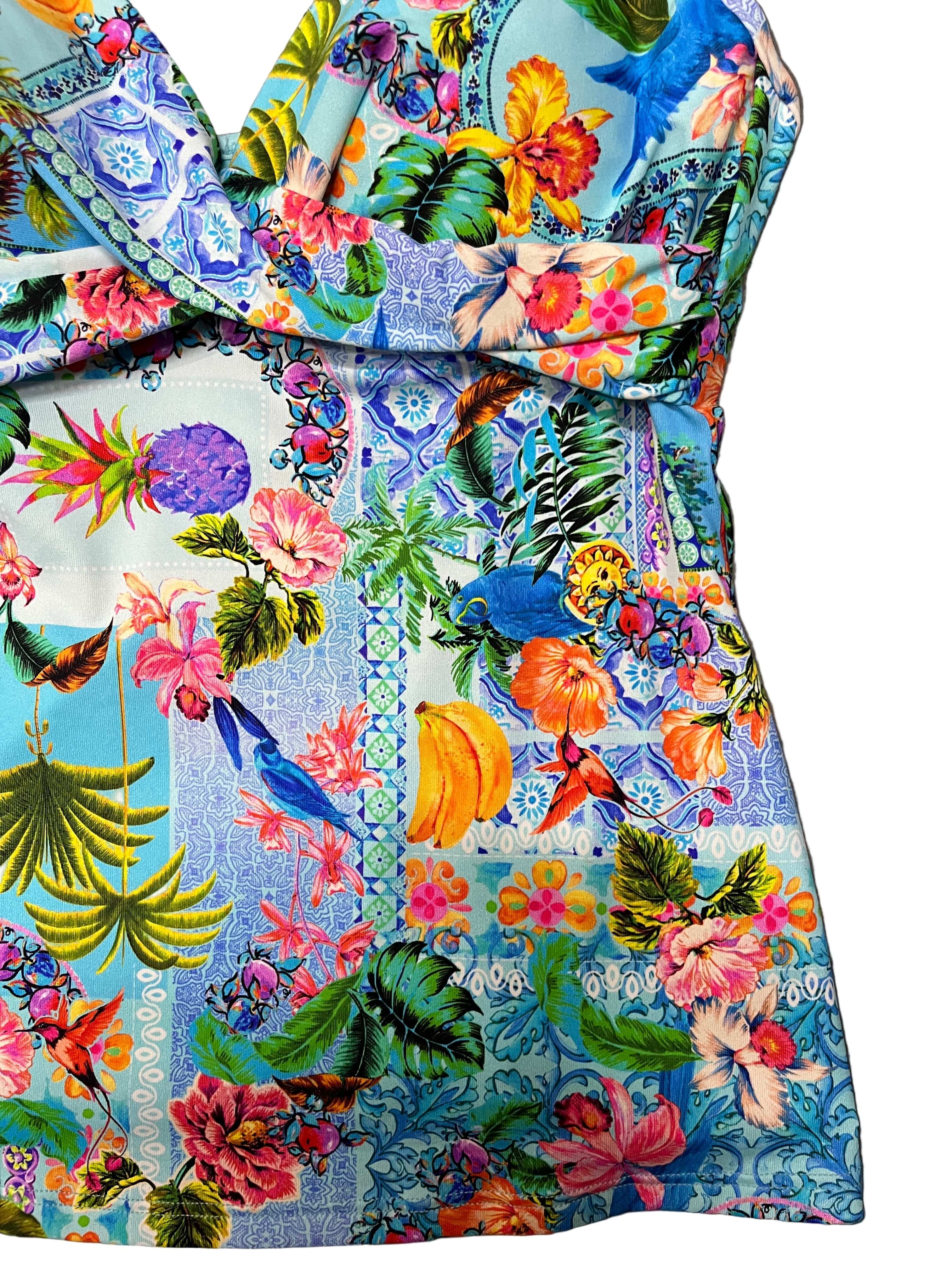 Baku Baku Sardinia Multi Fit Singlet - Ocean Baku Sardinia Multi Fit Singlet - Ocean Splash Swimwear