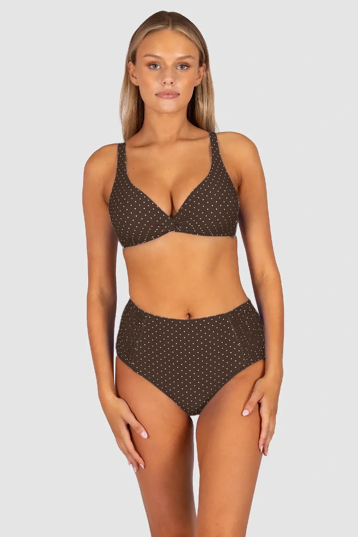 Baku Baku Sundancer D/DD Bra - Cocoa Baku Sundancer D/DD Bra - Cocoa Splash Swimwear Bikini Tops