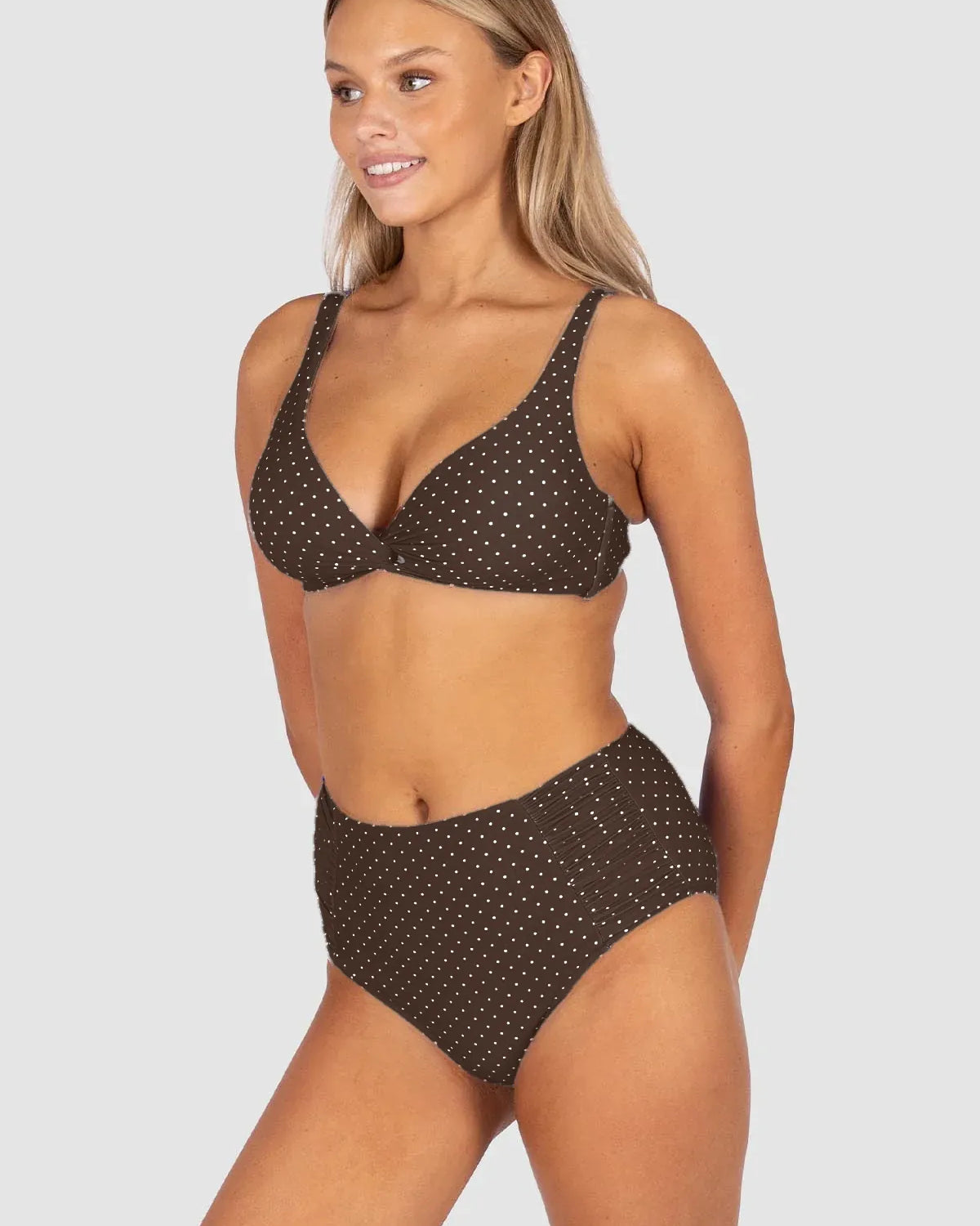 Baku Baku Sundancer D/DD Bra - Cocoa Baku Sundancer D/DD Bra - Cocoa Splash Swimwear Bikini Tops