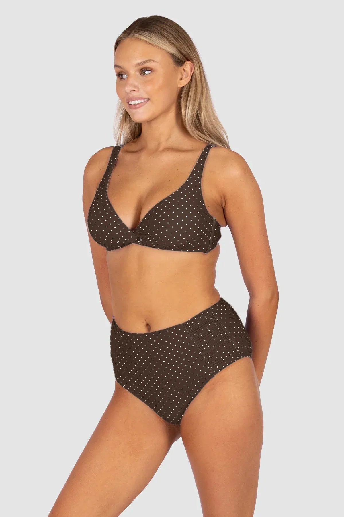 Baku Baku Sundancer D/DD Bra - Cocoa Baku Sundancer D/DD Bra - Cocoa Splash Swimwear Bikini Tops