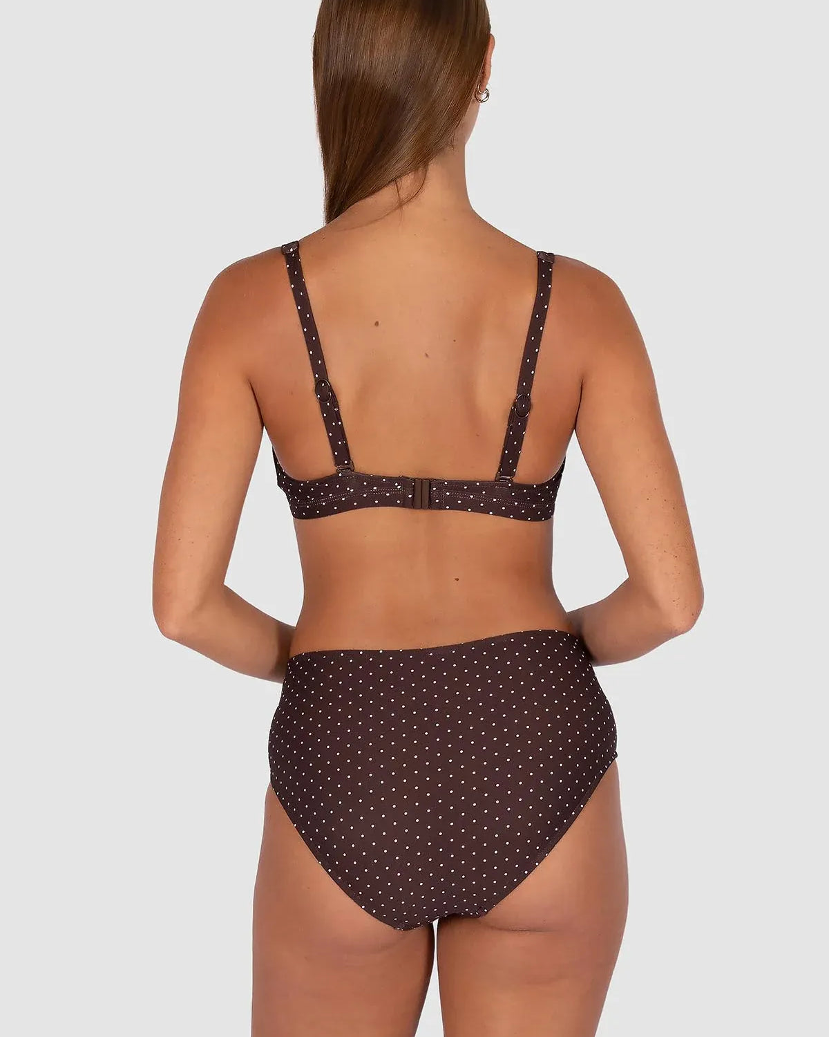 Baku Baku Sundancer Mid Pant - Cocoa Baku Sundancer Mid Pant - Cocoa Splash Swimwear Bikini Bottoms