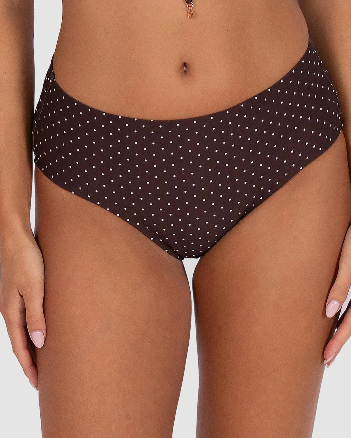 Baku Baku Sundancer Mid Pant - Cocoa Baku Sundancer Mid Pant - Cocoa Splash Swimwear Bikini Bottoms