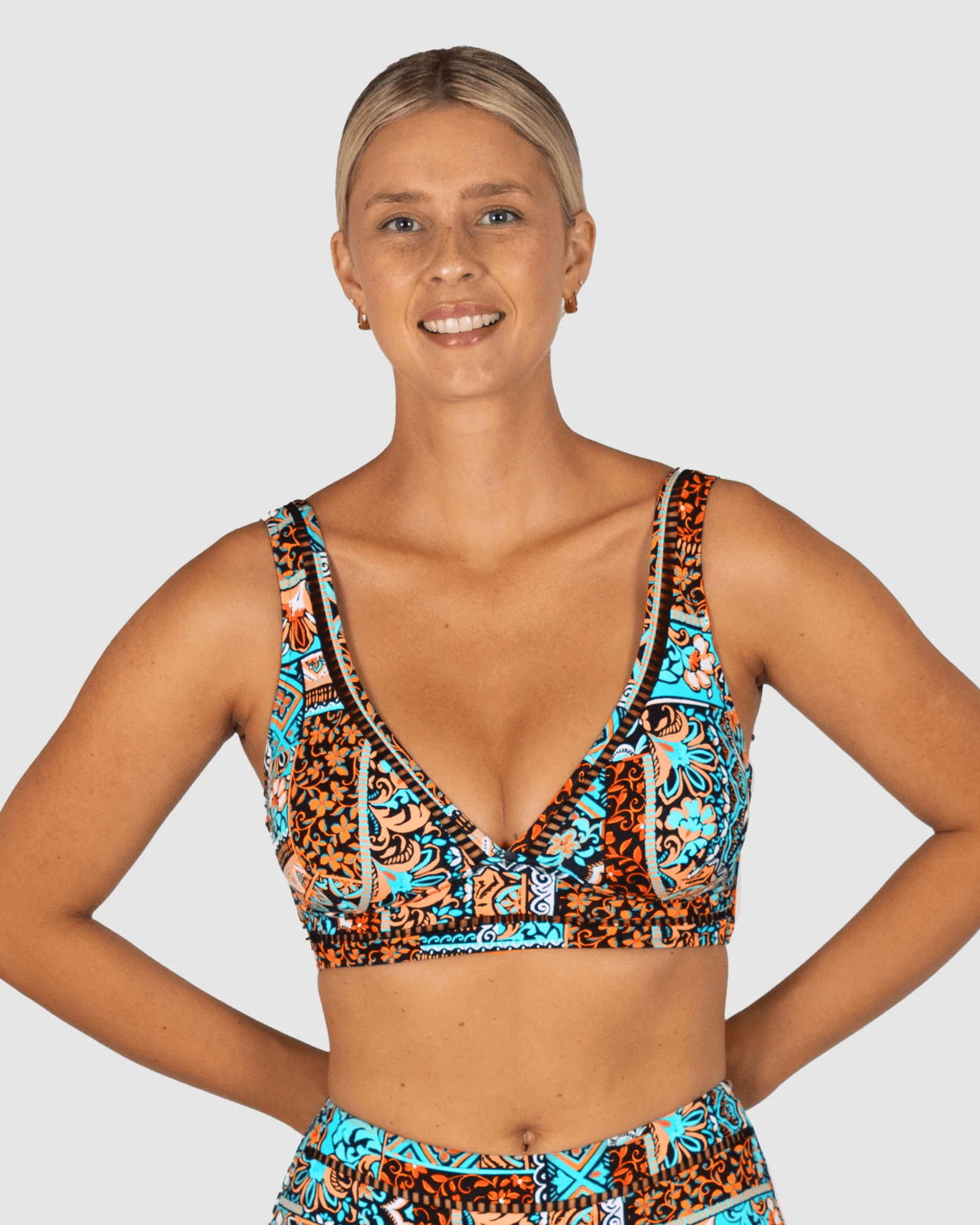 Baku Baku Tulum D-DD LongLine Bikini Bra Top - Black Baku Tulum D-DD LongLine Bikini Bra Top - Black Splash Swimwear